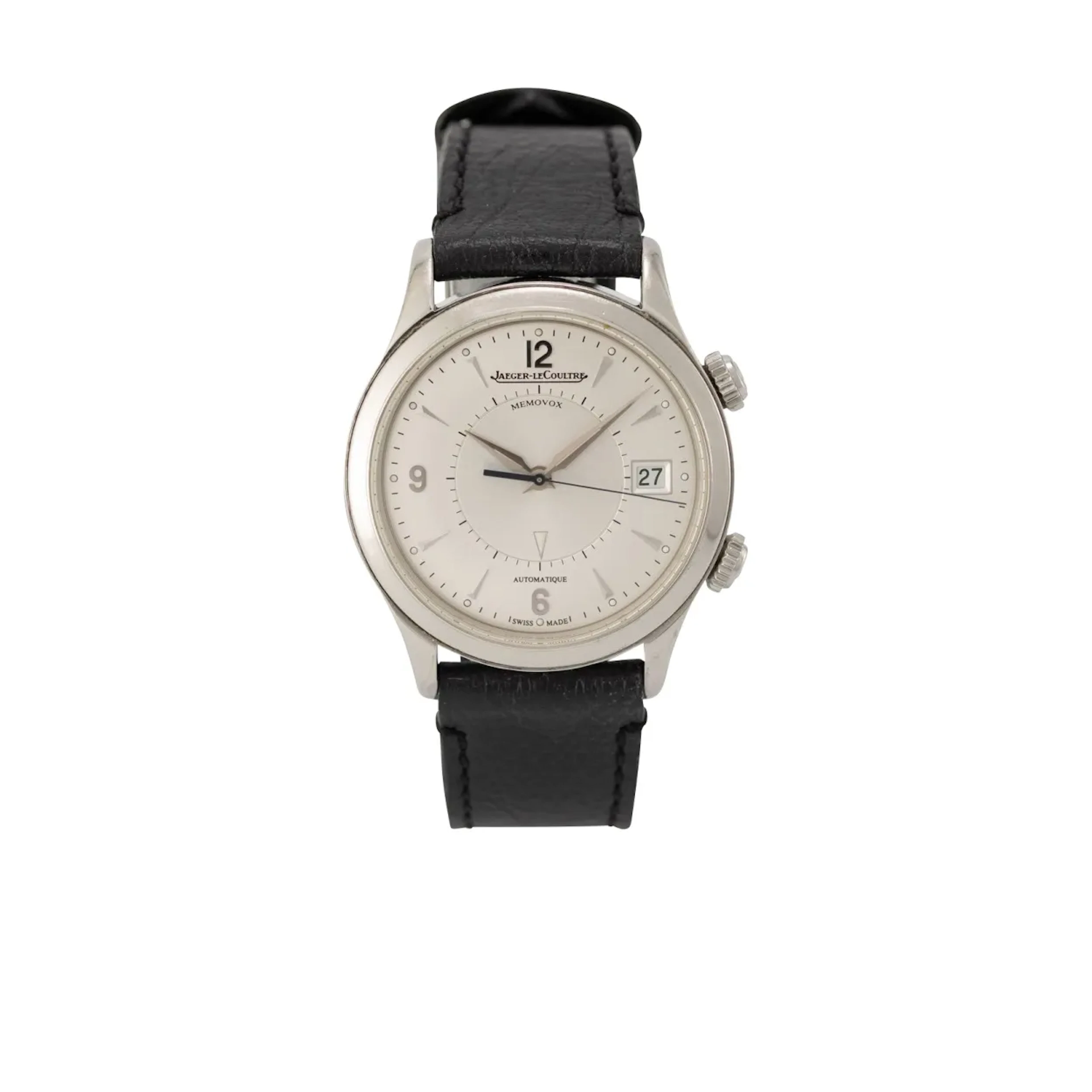 Attraktive Armbanduhr mit Wecker und Datum