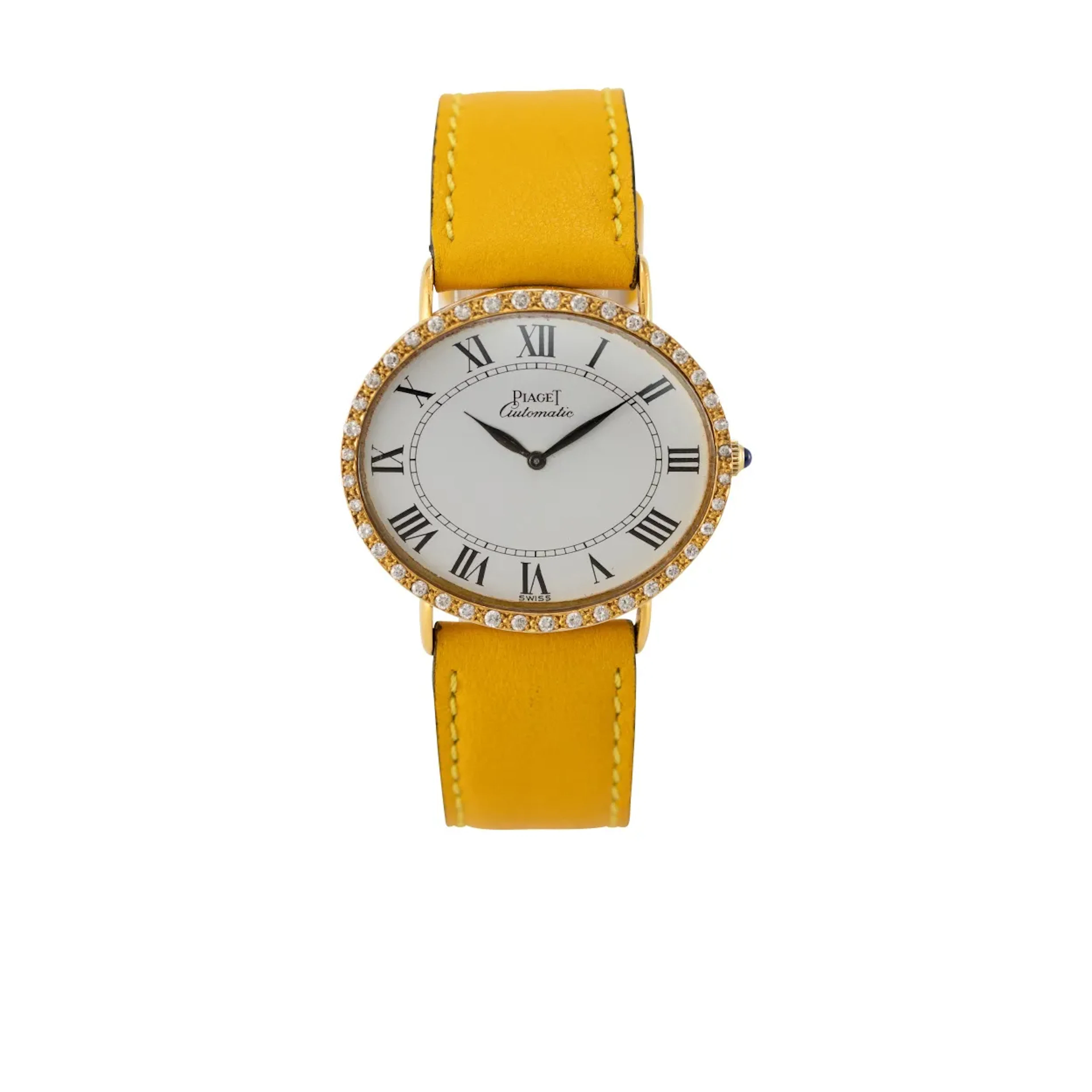 Elegante Vintage Armbanduhr mit Brillantbesatz
