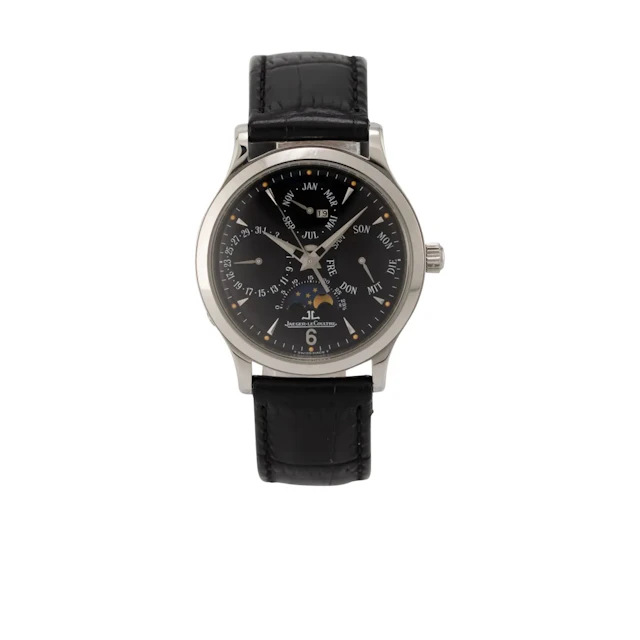 Attraktive und komplizierte Armbanduhr mit ewigem Kalender und Mondphase