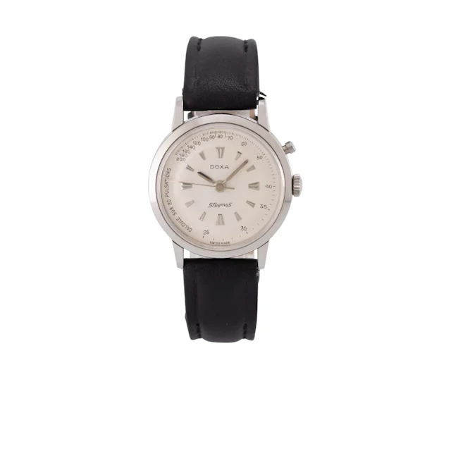Extrem seltene, antimagnetische Vintage Eindrücker-Chronograph mit