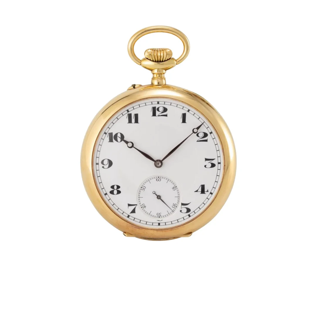 Hochfeine und beeindruckende Schweizer Schuluhr - Meisterstück - Wippenchronomet