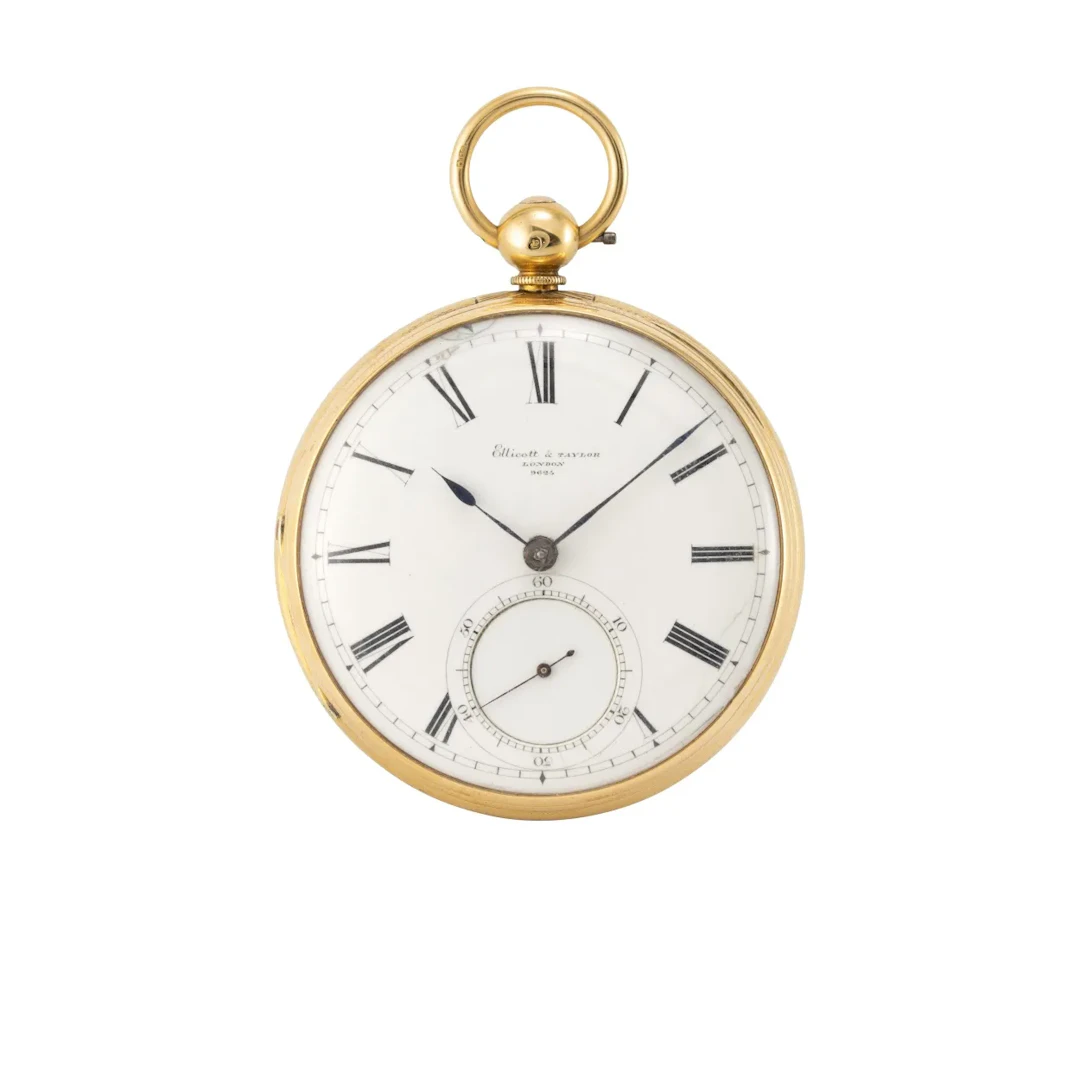 Großes, schweres Londoner Präzisions-Taschenchronometer mit Federchronometerhemm