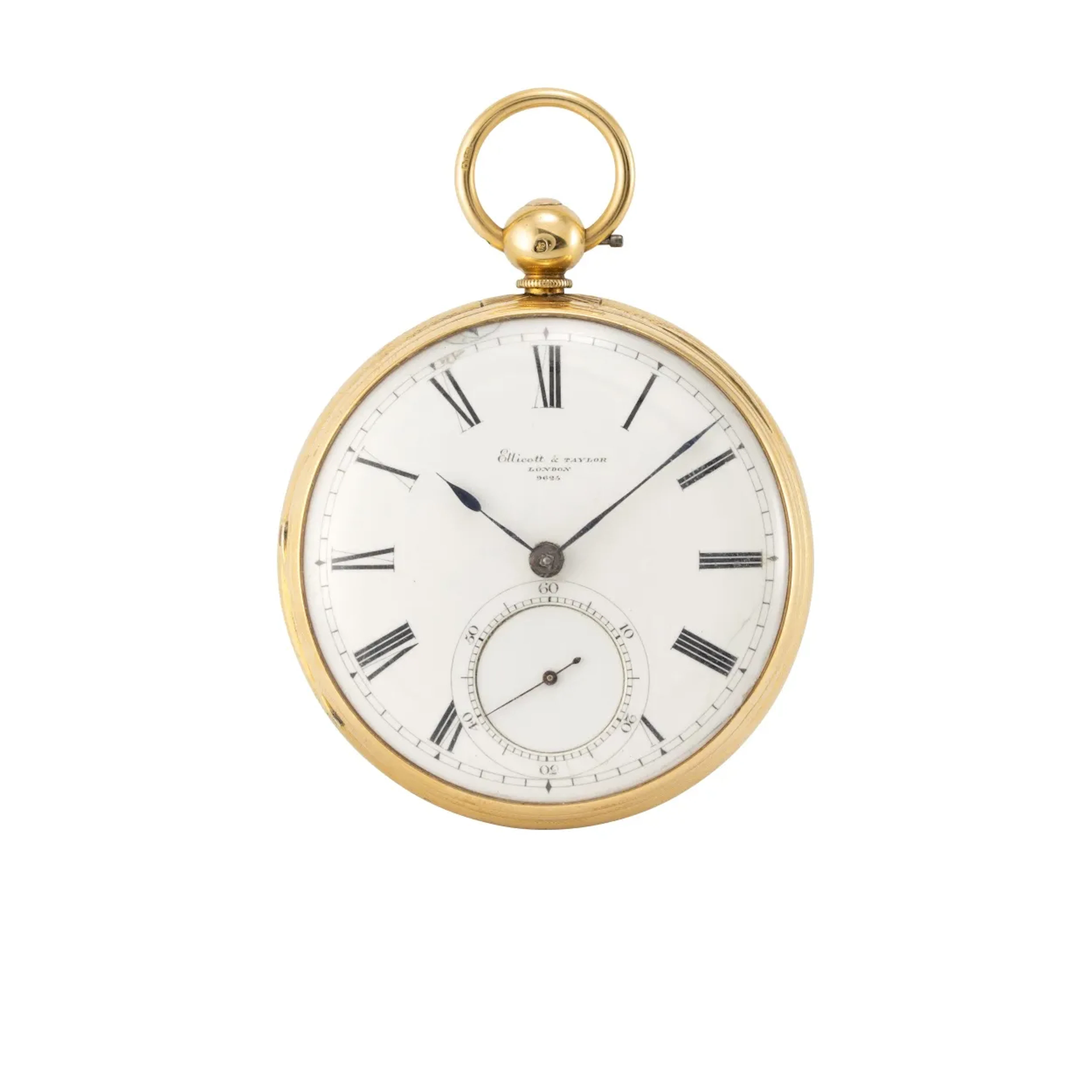 Großes, schweres Londoner Präzisions-Taschenchronometer mit Federchronometerhemm