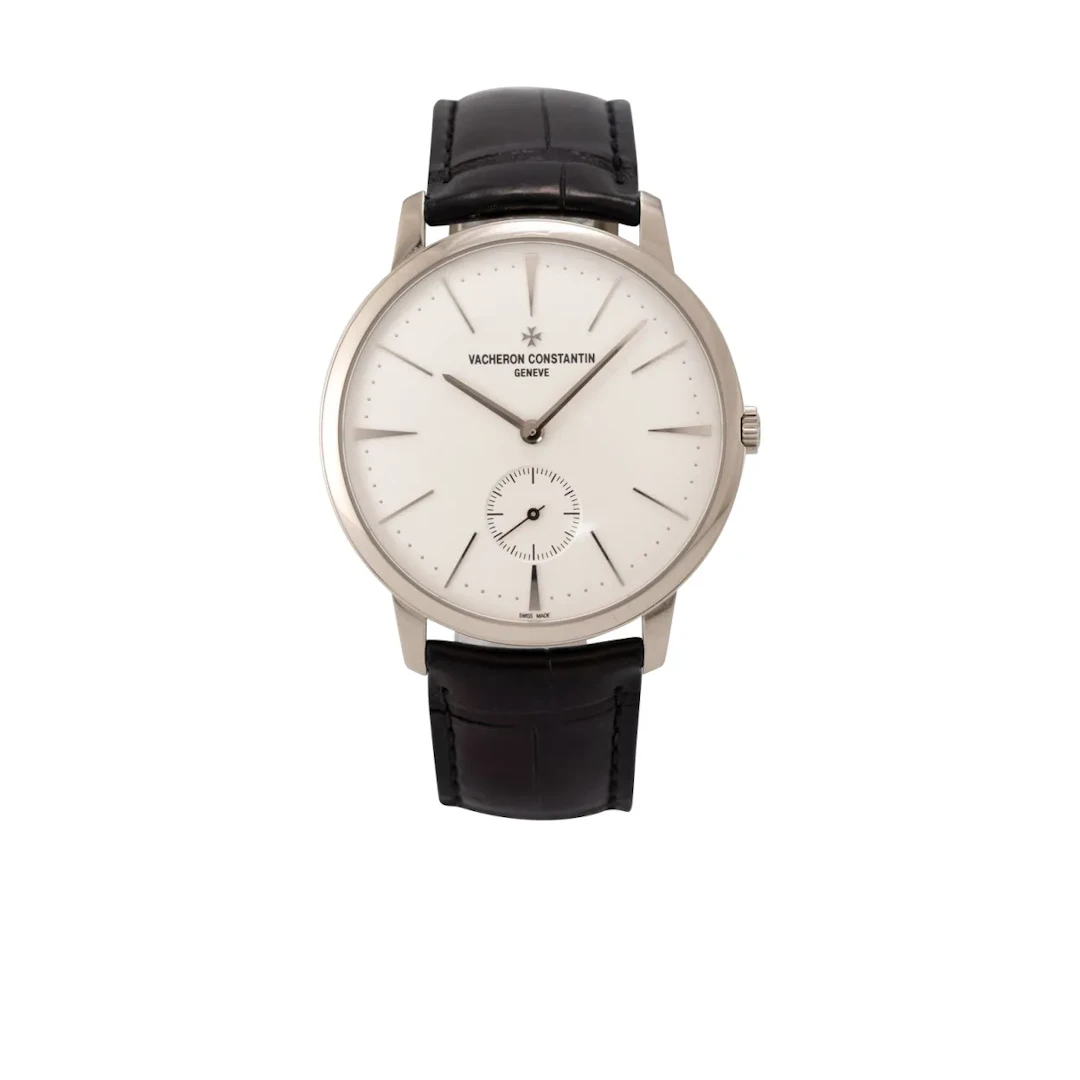 Elegante, flache, große Genfer Armbanduhr, ausgezeichnet mit dem Genfer
