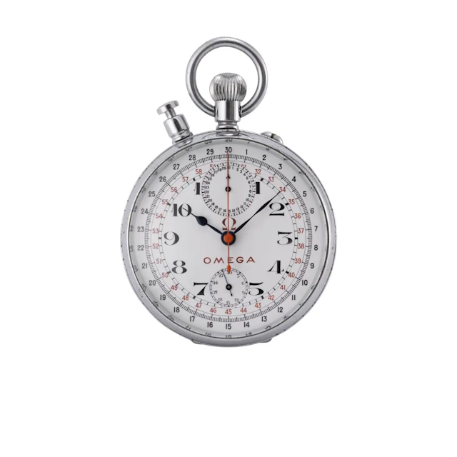 Sportchronograph mit 10tel Sekunden-Schleppzeigerchronograph