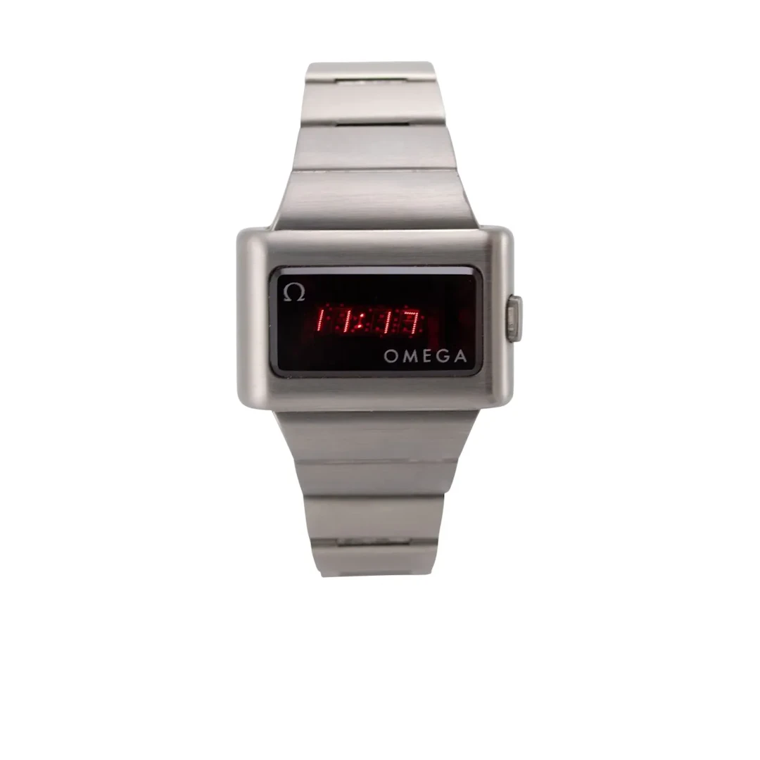 Seltene Vintage Armbanduhr mit LED-Anzeige. Diese Uhr kostete 1972
