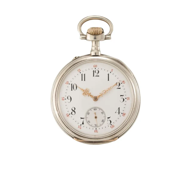 Konvolut von 4 Silbertaschenuhren Seltene Glashütter Taschenuhr im