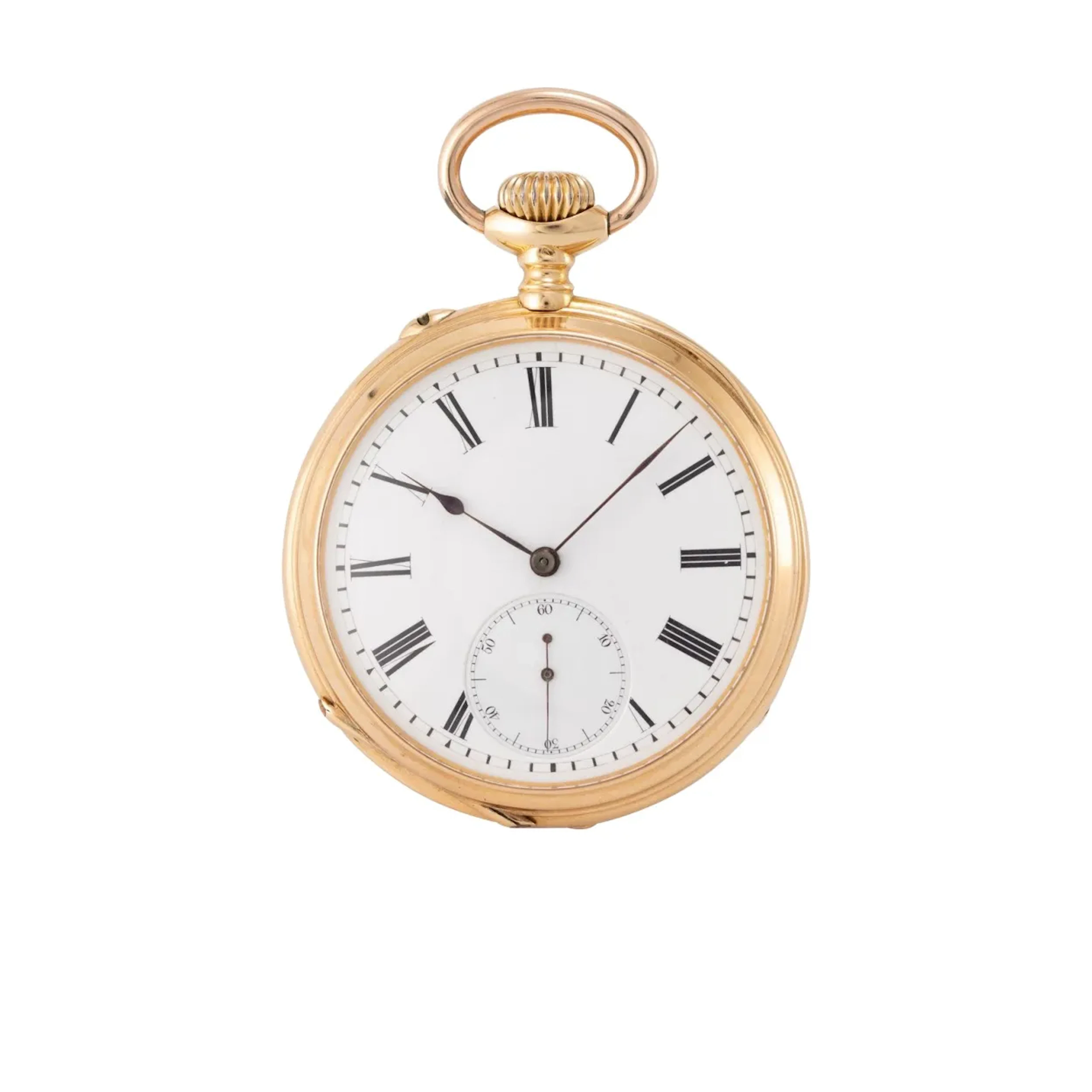 Feines Taschenchronometer mit Federchronometerhemmung. Diese Uhr wurde