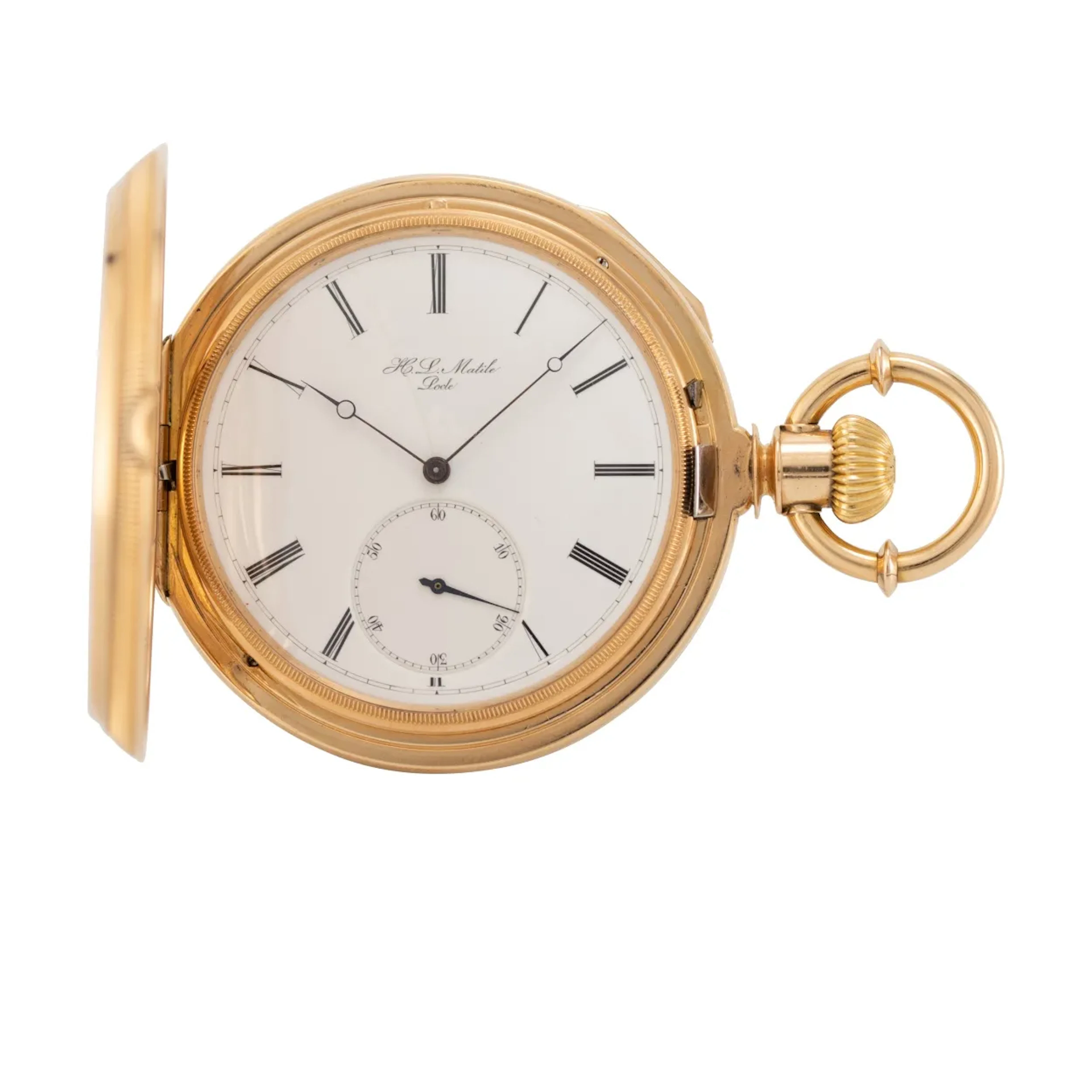 Große und schwere, hochfeine Goldsavonnette - Ankerchronometer - mit