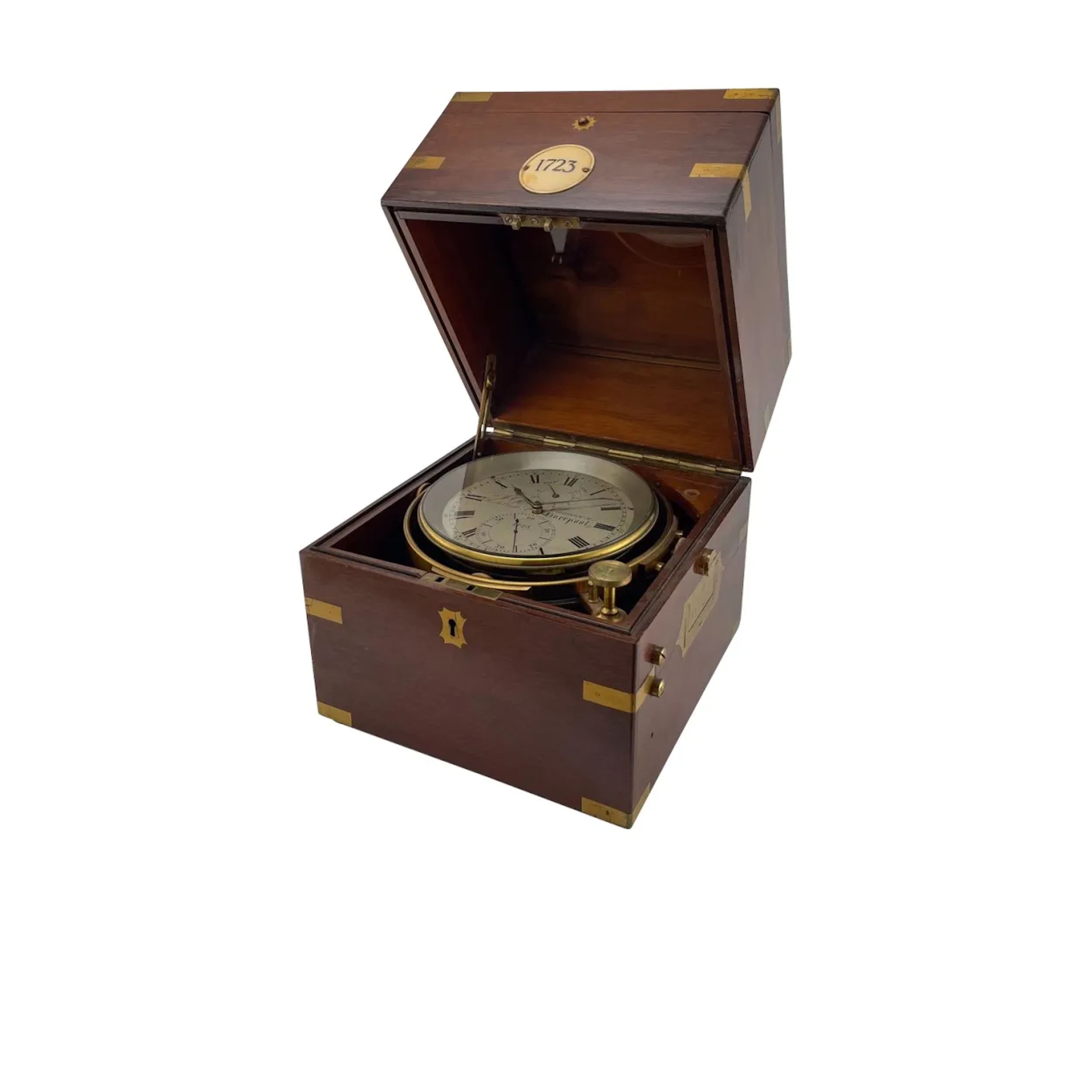 Seltenes und hoch attraktives Liverpooler Schiffschronometer mit