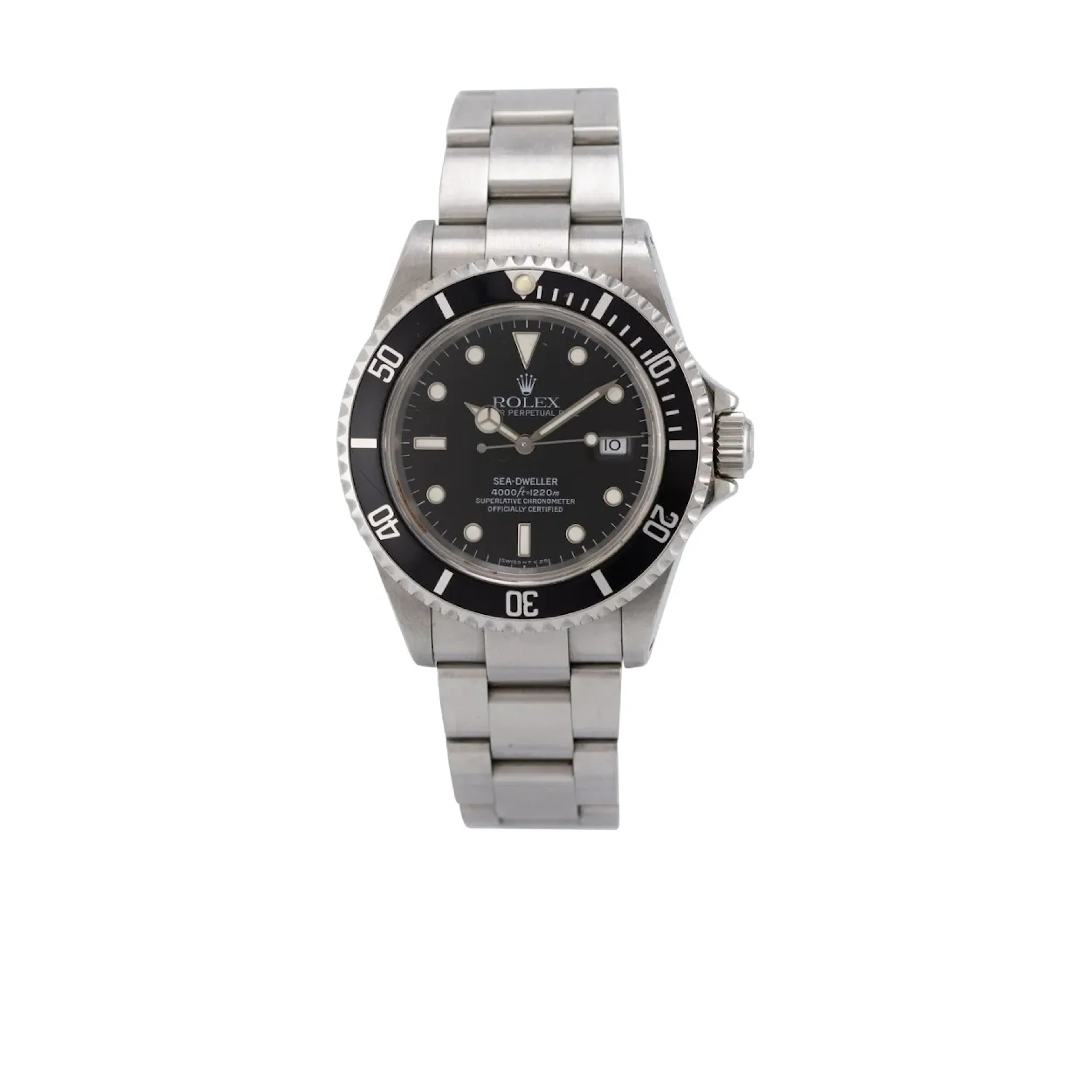 Attraktive Taucherarmbanduhr mit Datum