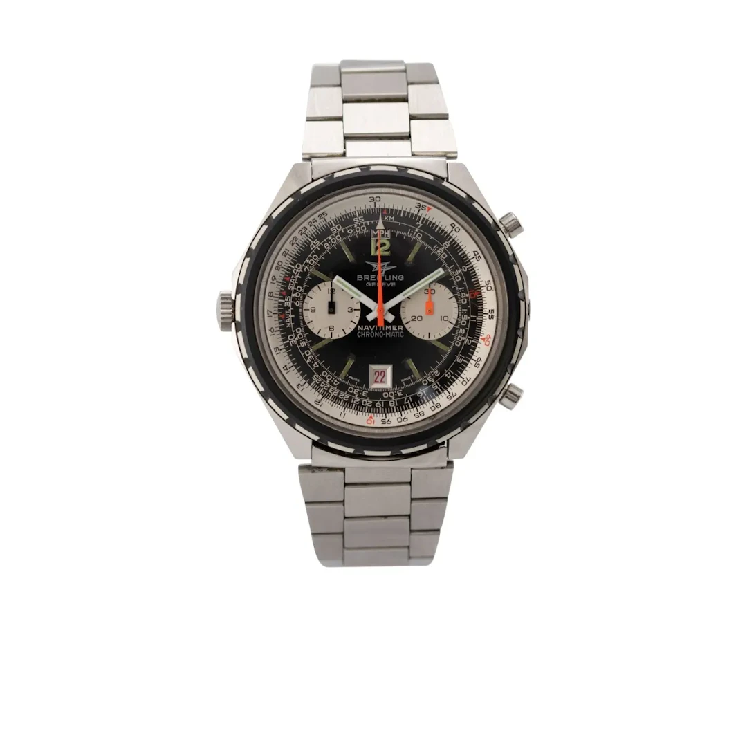 Großer, beeindruckender Vintage Fliegerchronograph mit 30 Min.- und