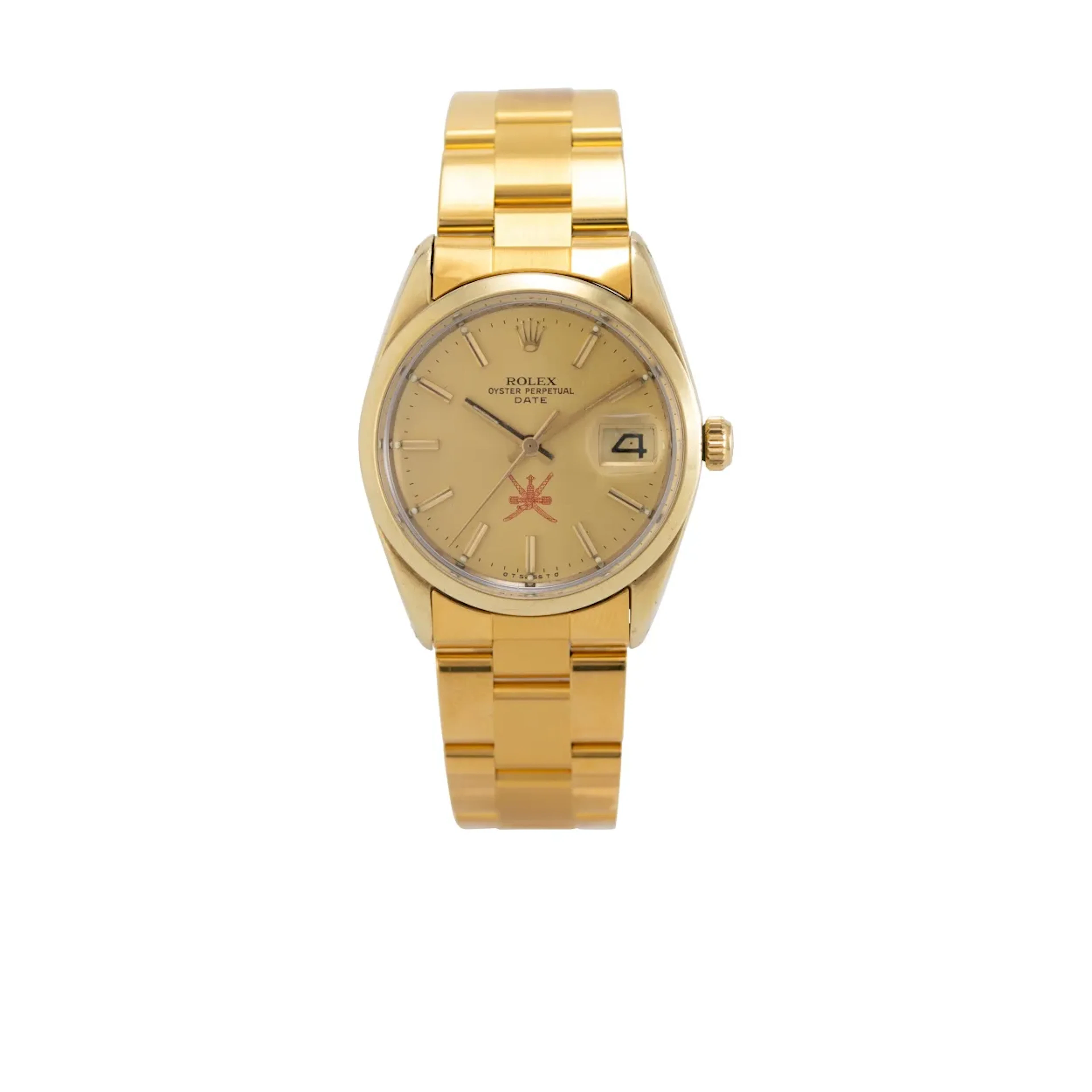 Überaus seltene Vintage Armbanduhr mit rotem Khanjar-Logo, hergestellt