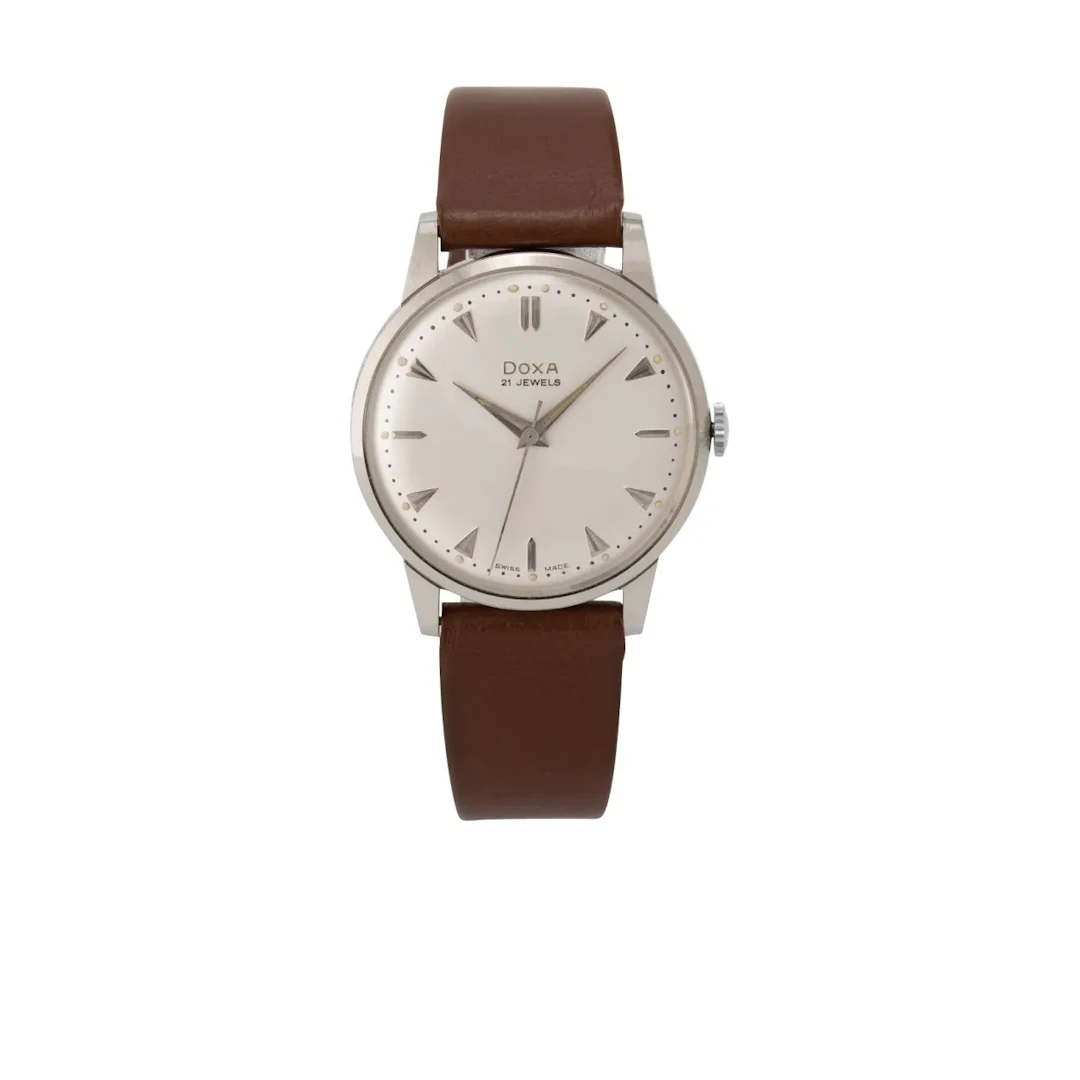 Hochfeine, äusserst seltene Vintage Armbanduhr mit unabhängiger, springender