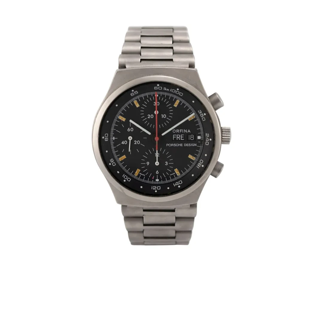 Attraktiver und gesuchter Vintage Motorsport-Chronograph mit Tag-