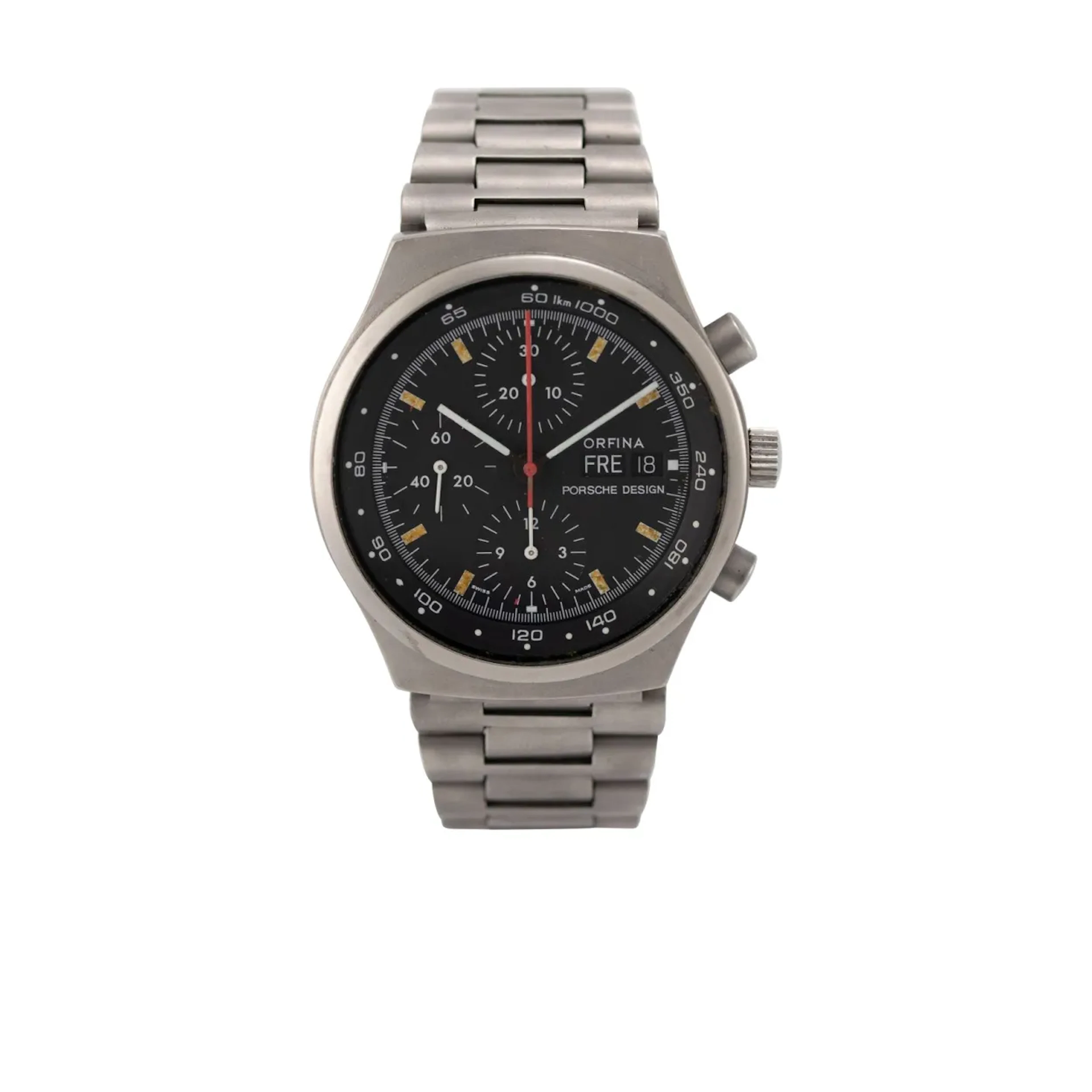 Attraktiver und gesuchter Vintage Motorsport-Chronograph mit Tag-