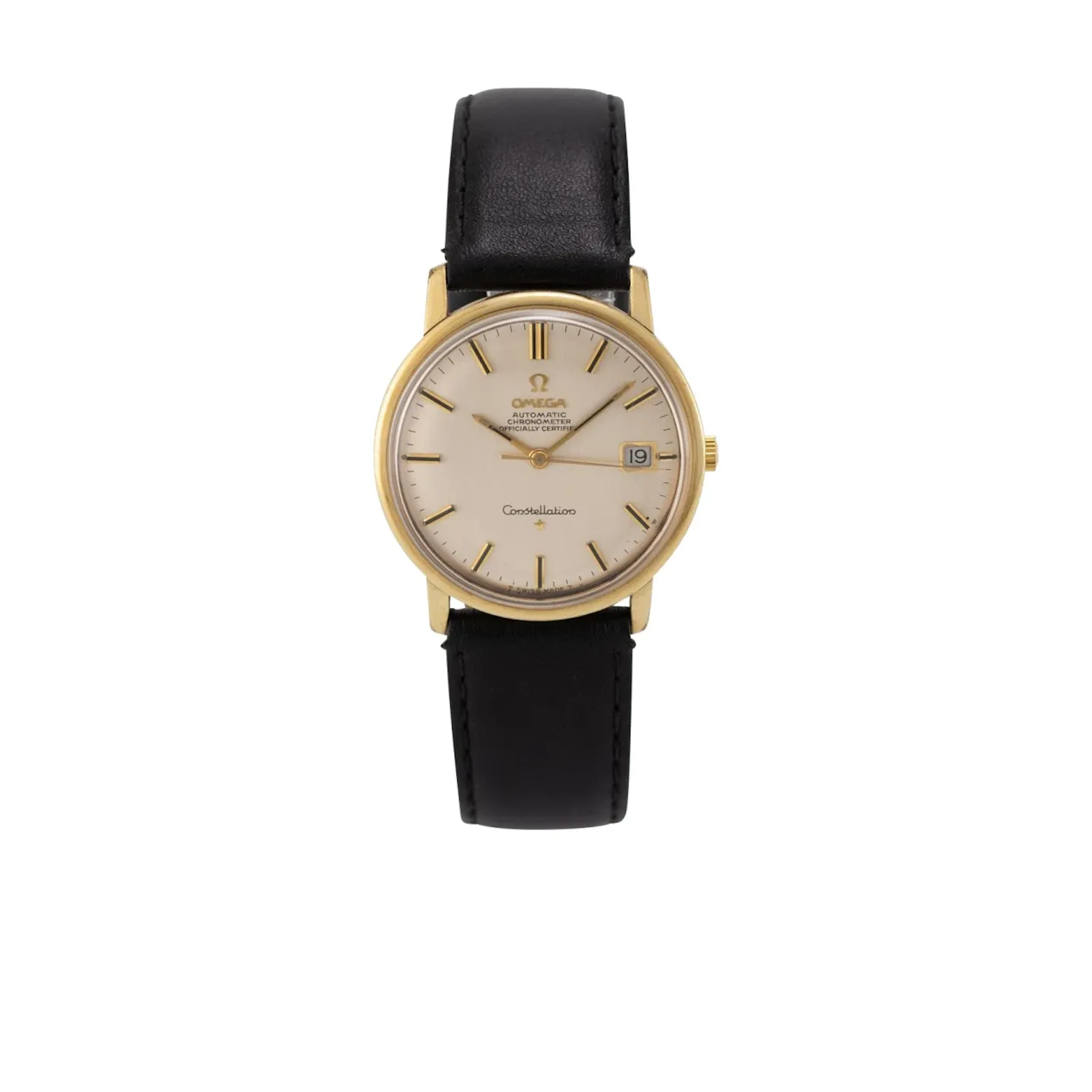 Elegante Vintage Armbanduhr mit Datum - CHRONOMETER - 1967 Spitzenmodell