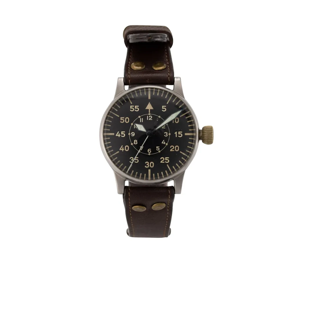 Flieger-B-Uhr der Deutschen Luftwaffe mit indirekter Zentralsekunde