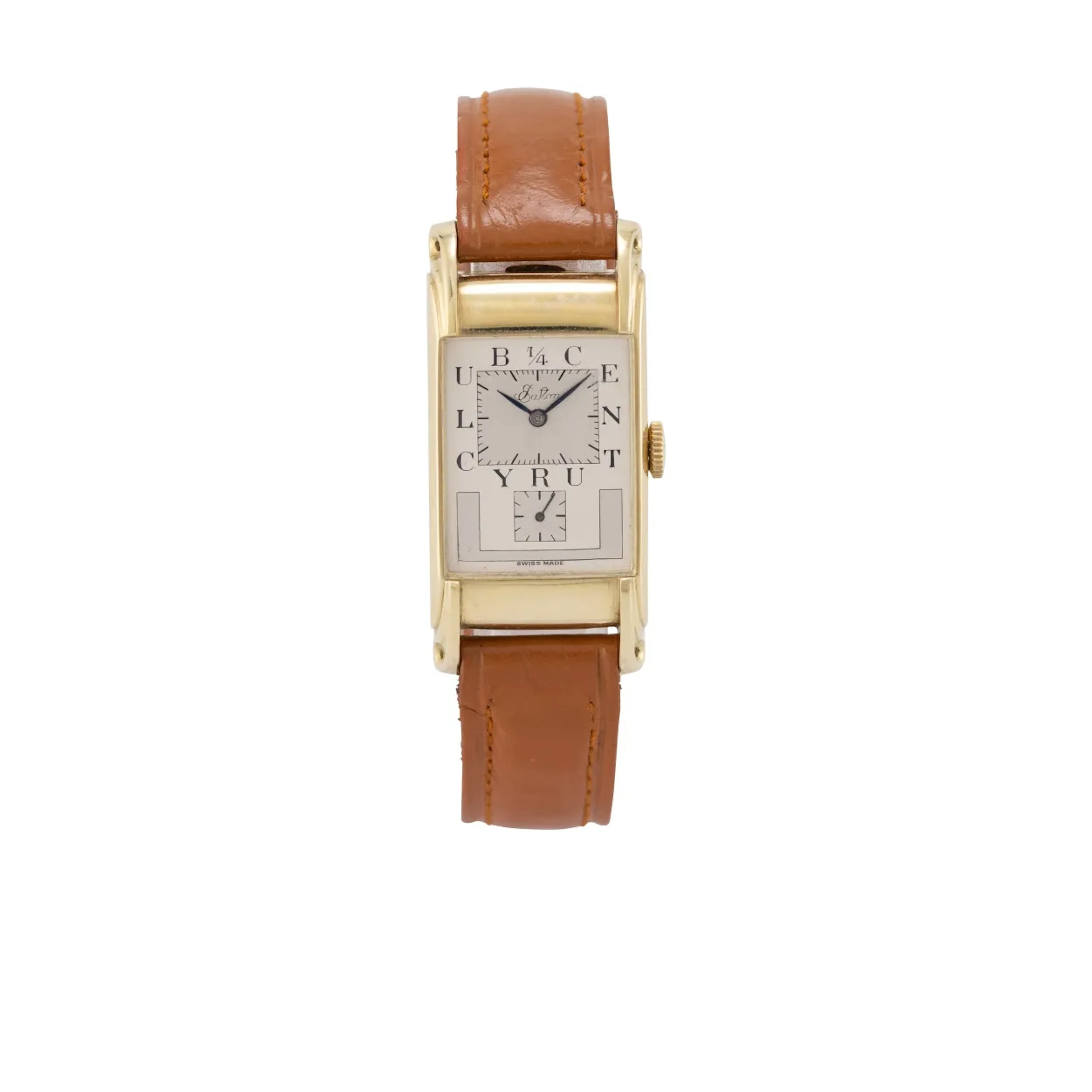Konvolut von 3 rechteckigen Vintage Armbanduhren - 1 Rolex, 1 Marvin