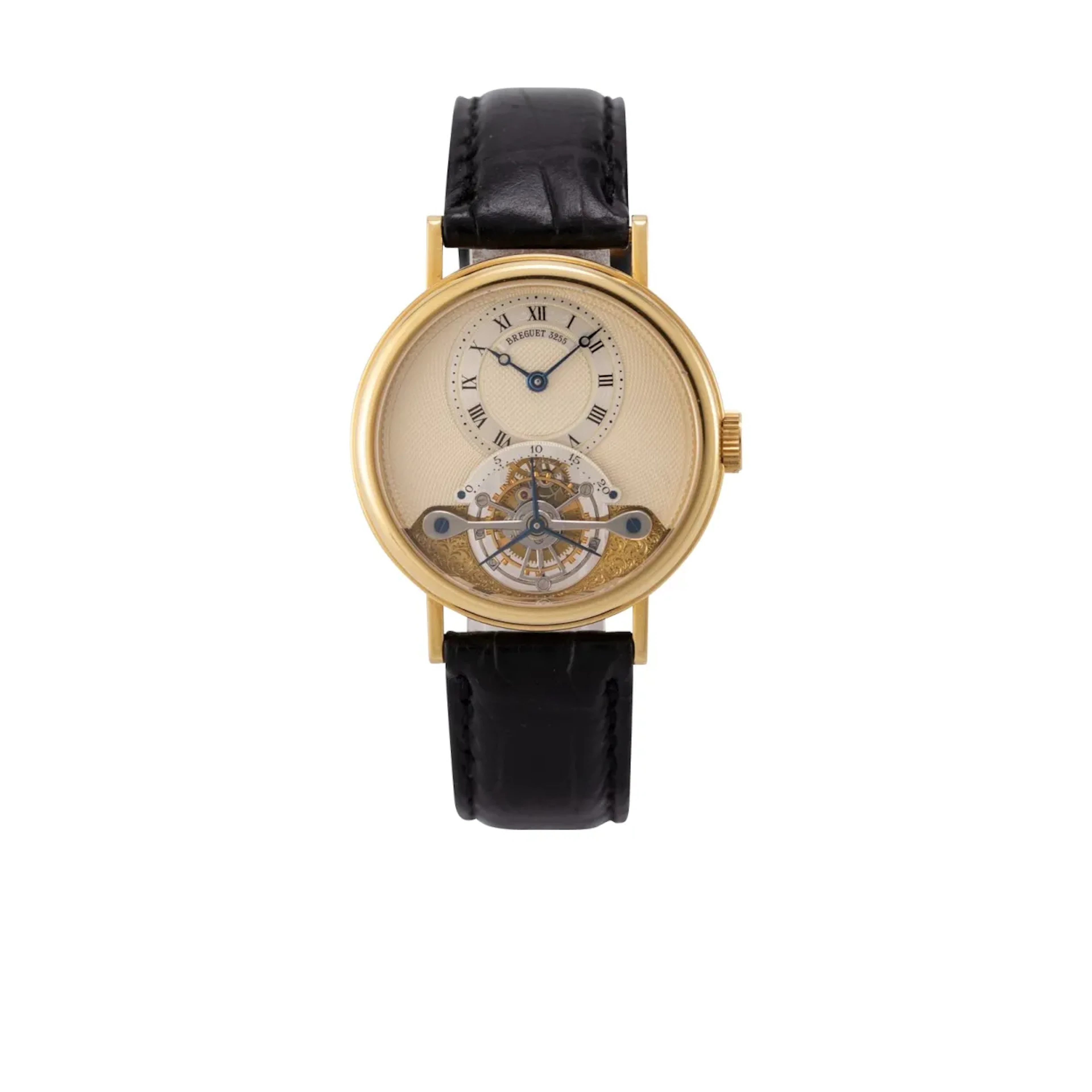 Äußerst elegante Neo-Vintage Armbanduhr mit Minuten-Tourbillon