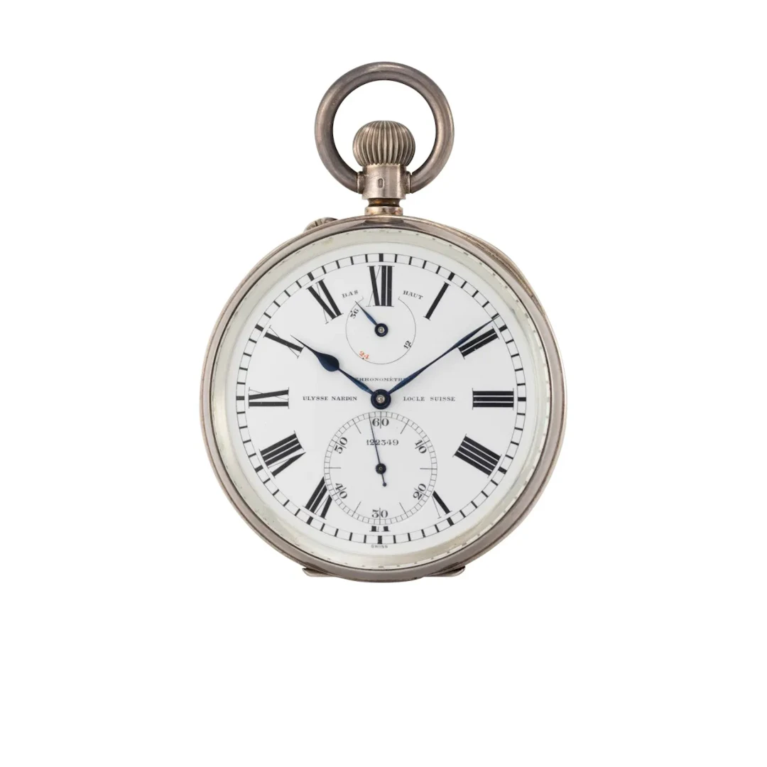 Großes, schweres Beobachtungs-Chronometer mit 36h Gangreserveanzeige
