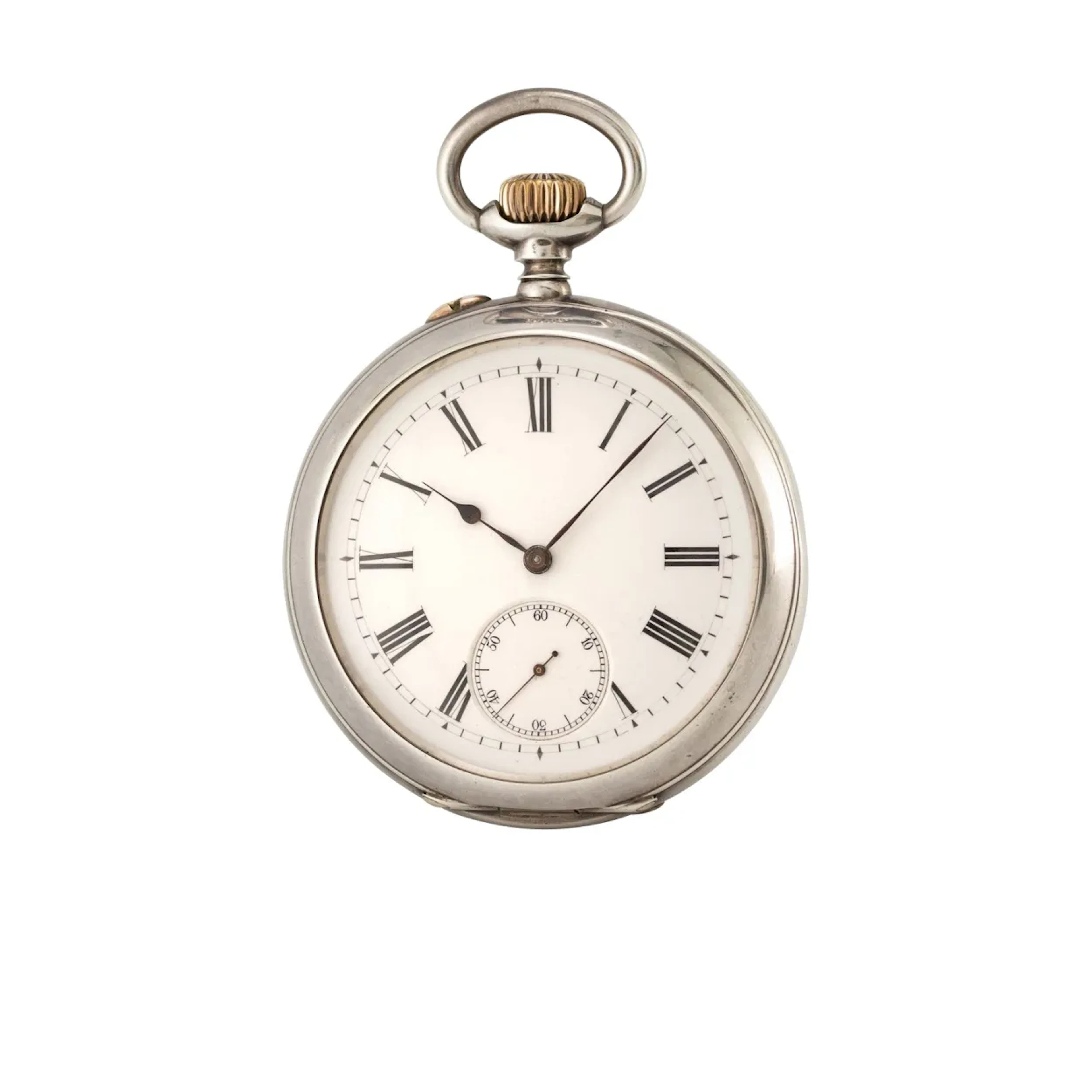 Hochfeines Schweizer Taschenchronometer mit Wippenchronometerhemmung