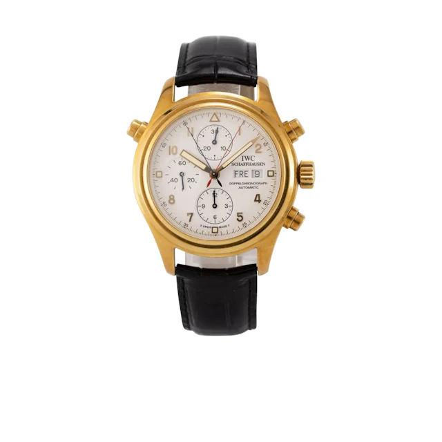 Schwerer Neo-Vintage Schleppzeigerchronograph mit Kalender