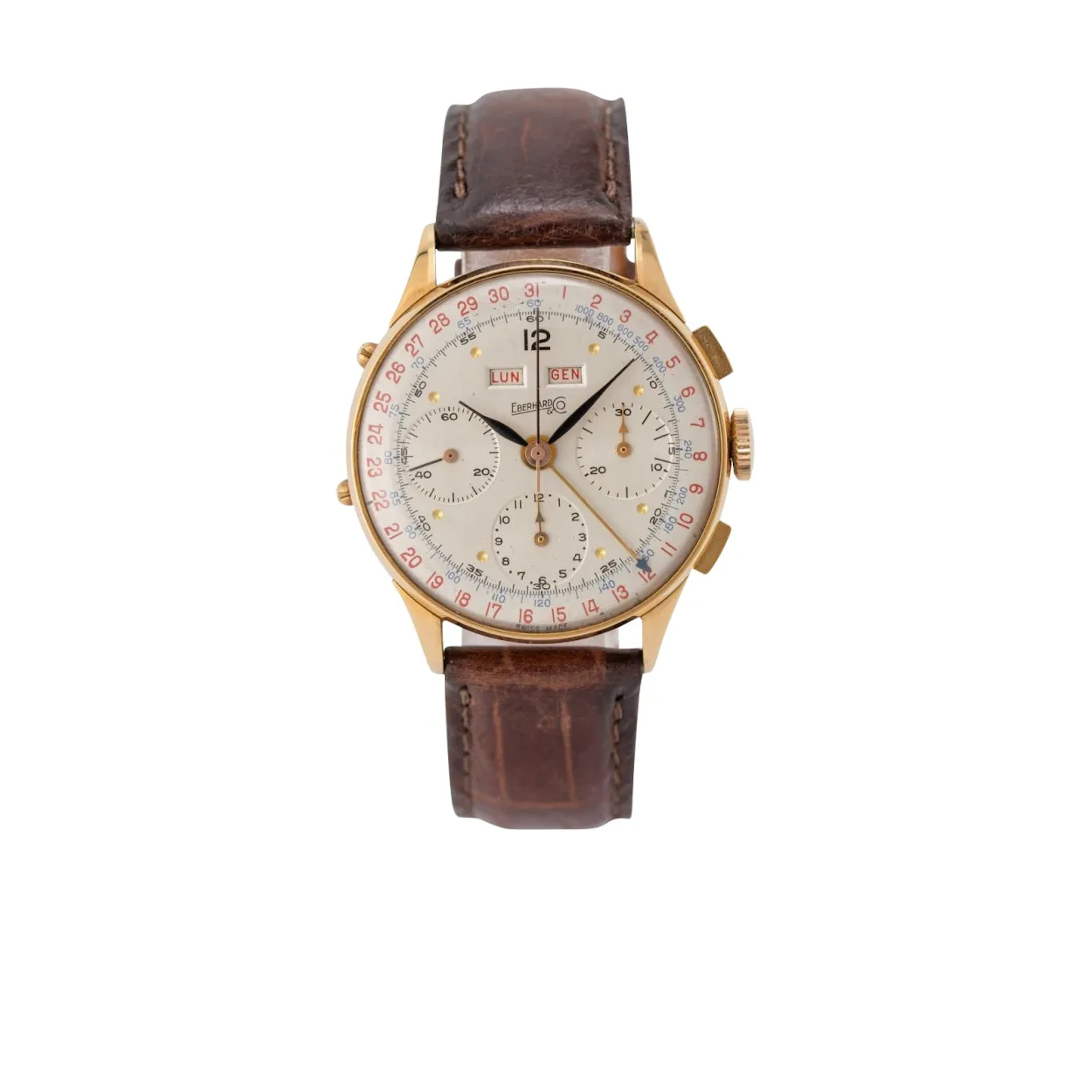 Attraktiver und technisch interessanter Vintage Armbandchronograph