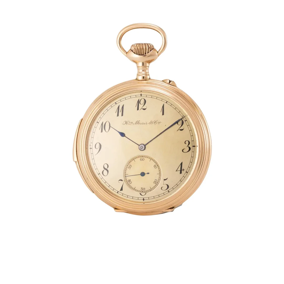 Feine Taschenuhr mit Minutenrepetition