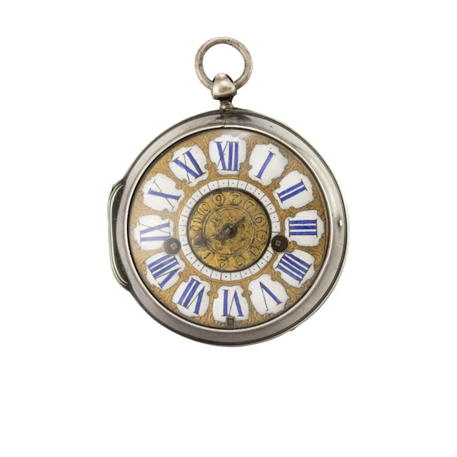 Sehr schöne und seltene, einzeigrige Pariser Louis XIV "Oignon" Spindeltaschenuh