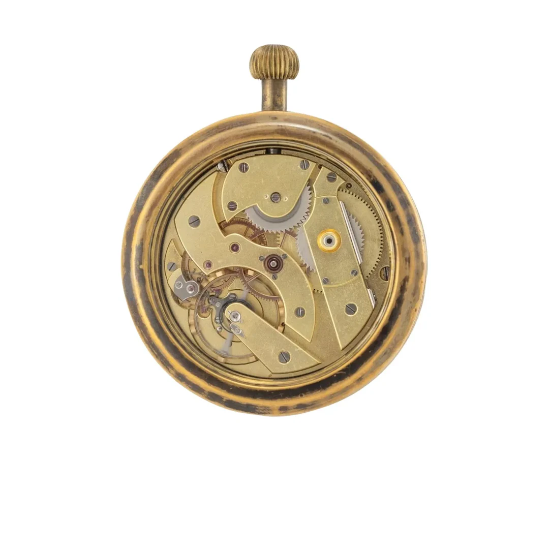 Seltenes Genfer Chronometerwerk. Dieses Uhrwerk war 1878/1879 Teilnehmer