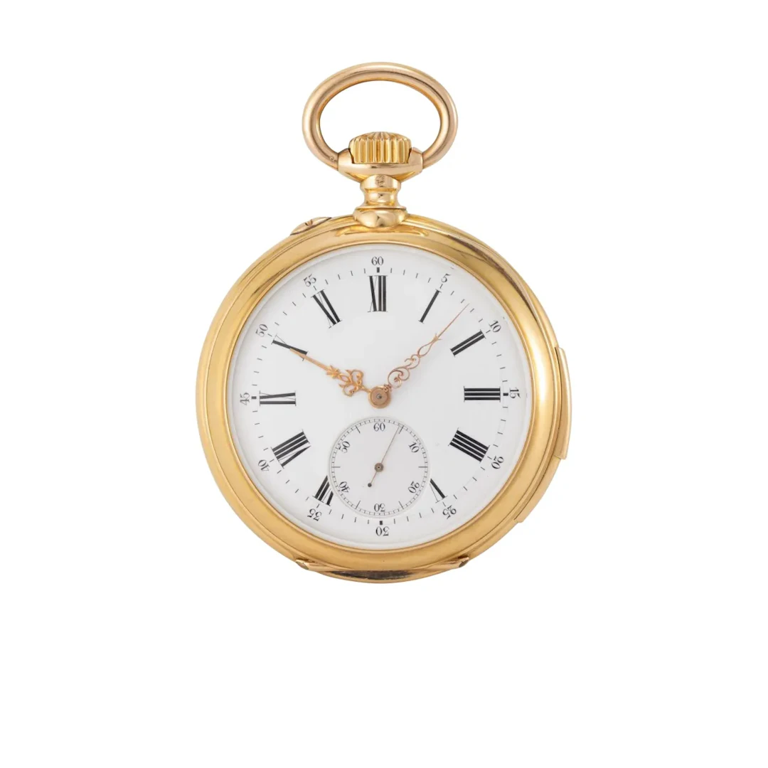 Exquisite Taschenuhr mit Minutenrepetition