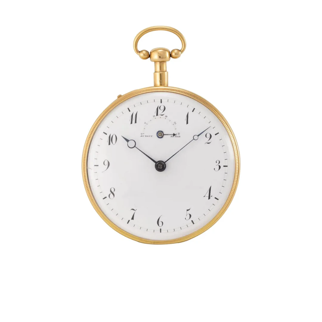 Überaus seltene Taschenuhr mit Viertelstundenrepetition und 30h G