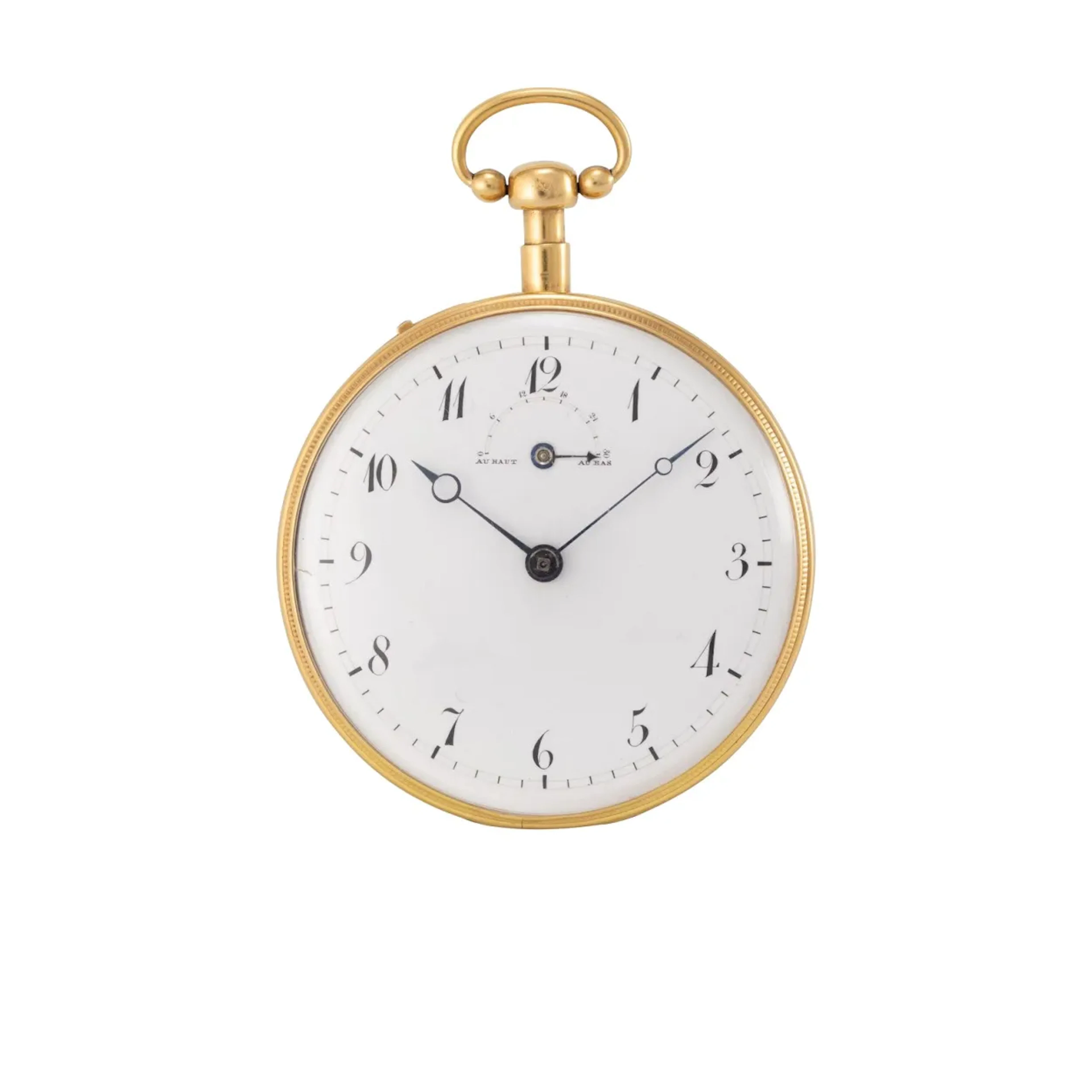 Überaus seltene Taschenuhr mit Viertelstundenrepetition und 30h G
