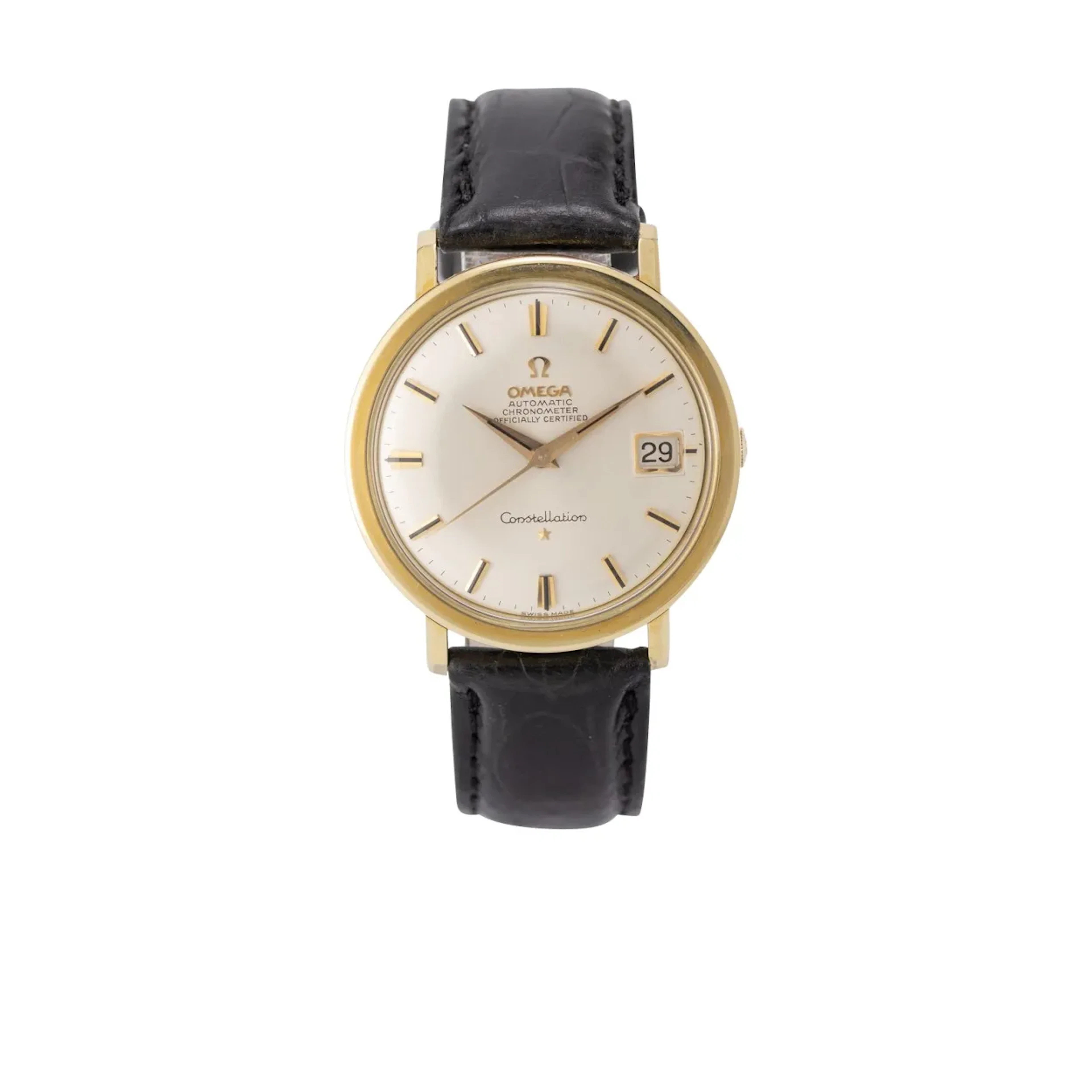 Elegante Vintage Armbanduhr mit Datum - CHRONOMETER - 1967 Spitzenmodell