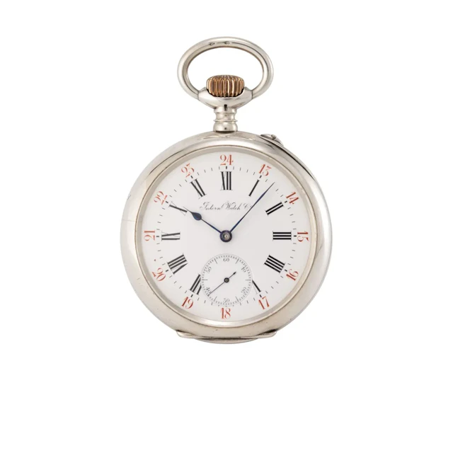 Seltene, historisch interessante Schaffhausener Eisenbahneruhr