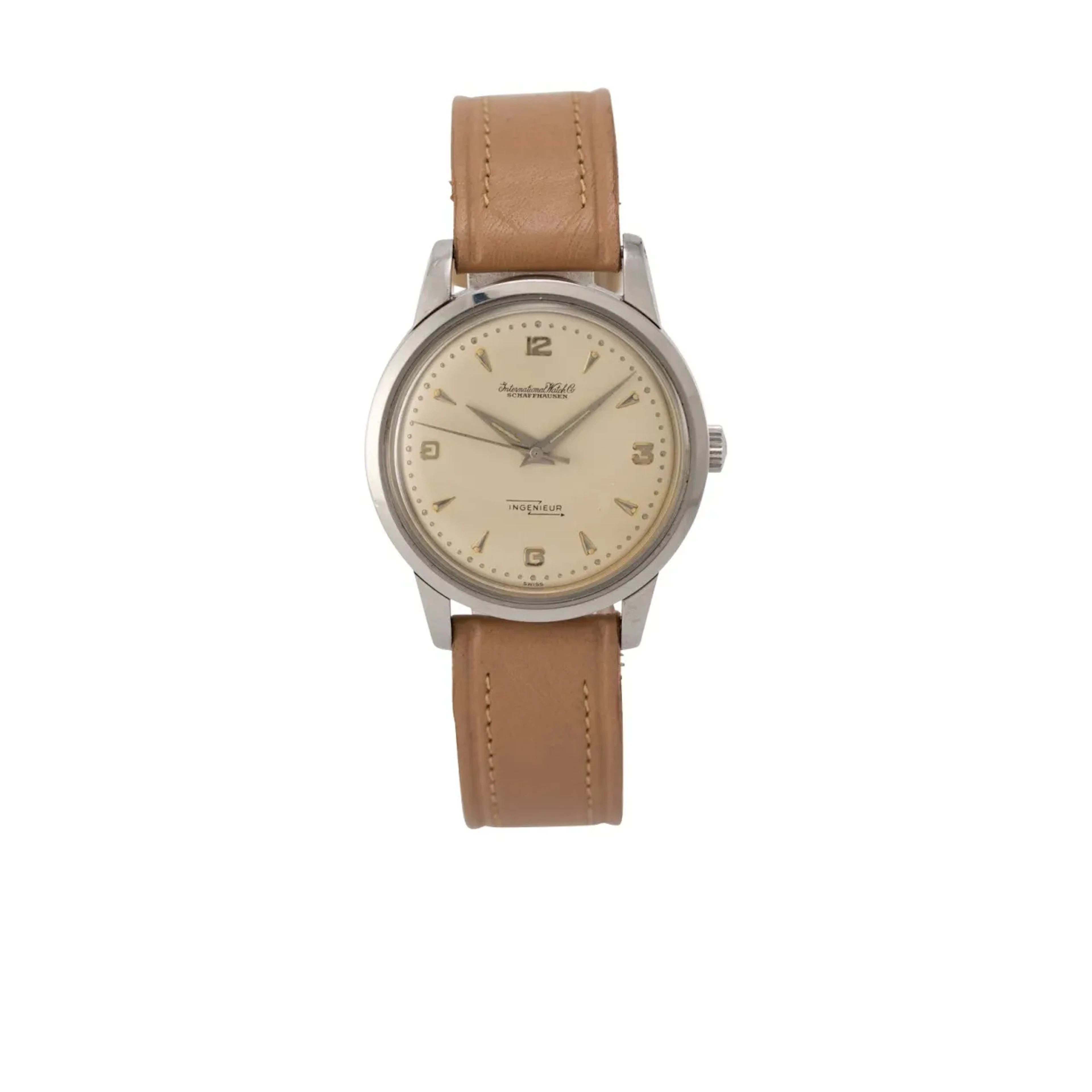 Sehr attraktive, antimagnetische Vintage Armbanduhr mit Zentralsekunde
