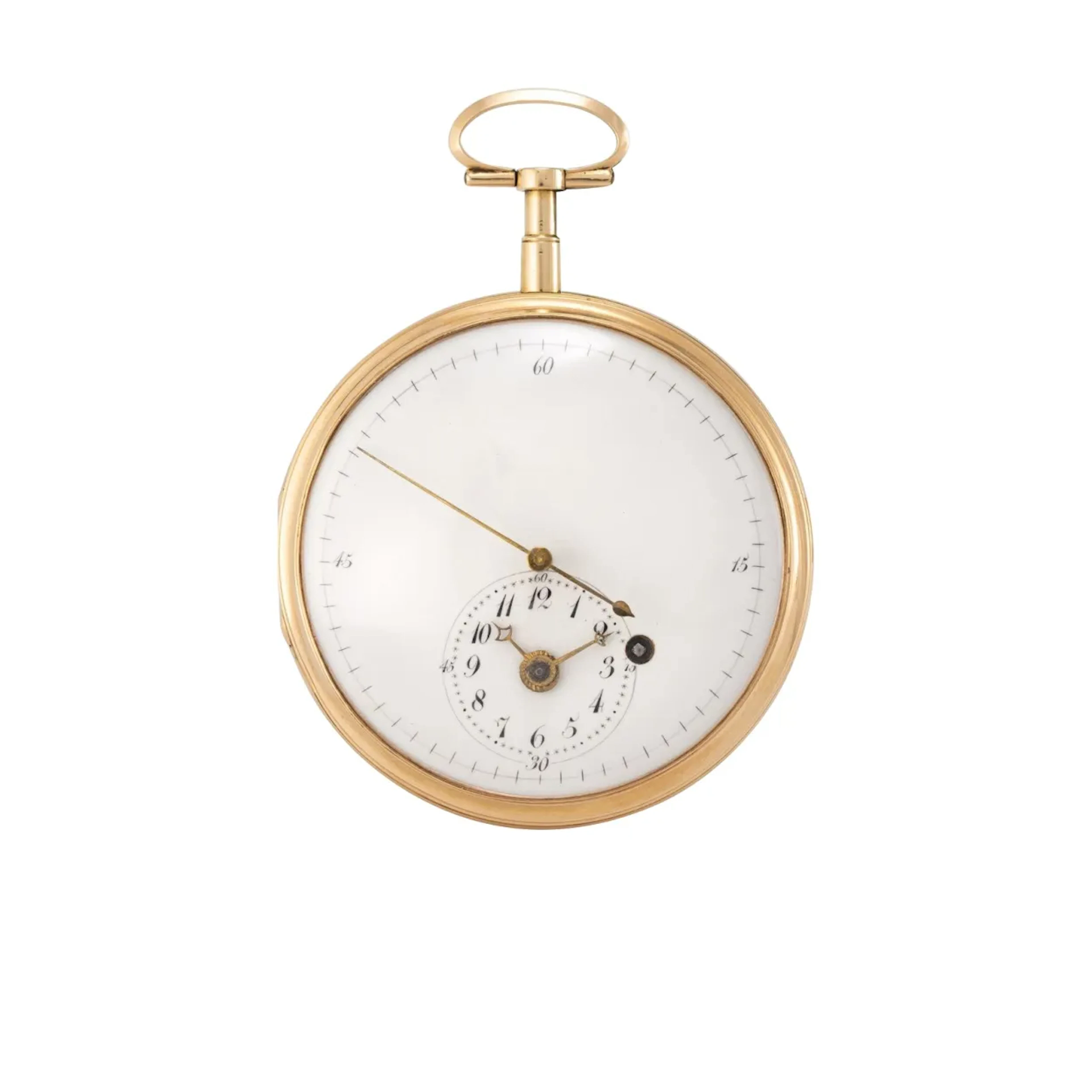 Seltene und attraktive Taschenuhr mit Kommahemmung