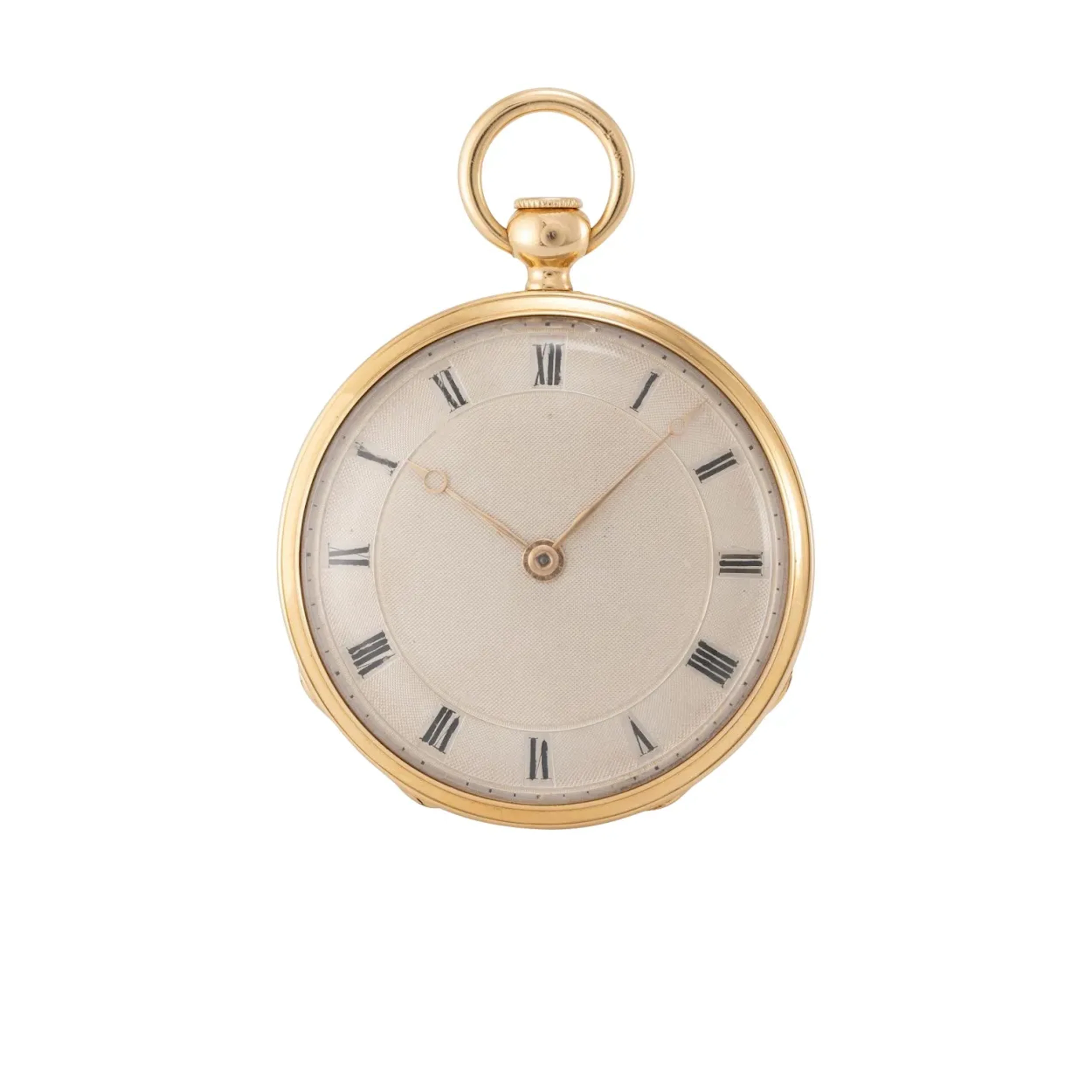 Bedeutende Taschenuhr mit Viertelstundenrepetition und seltener, sehr