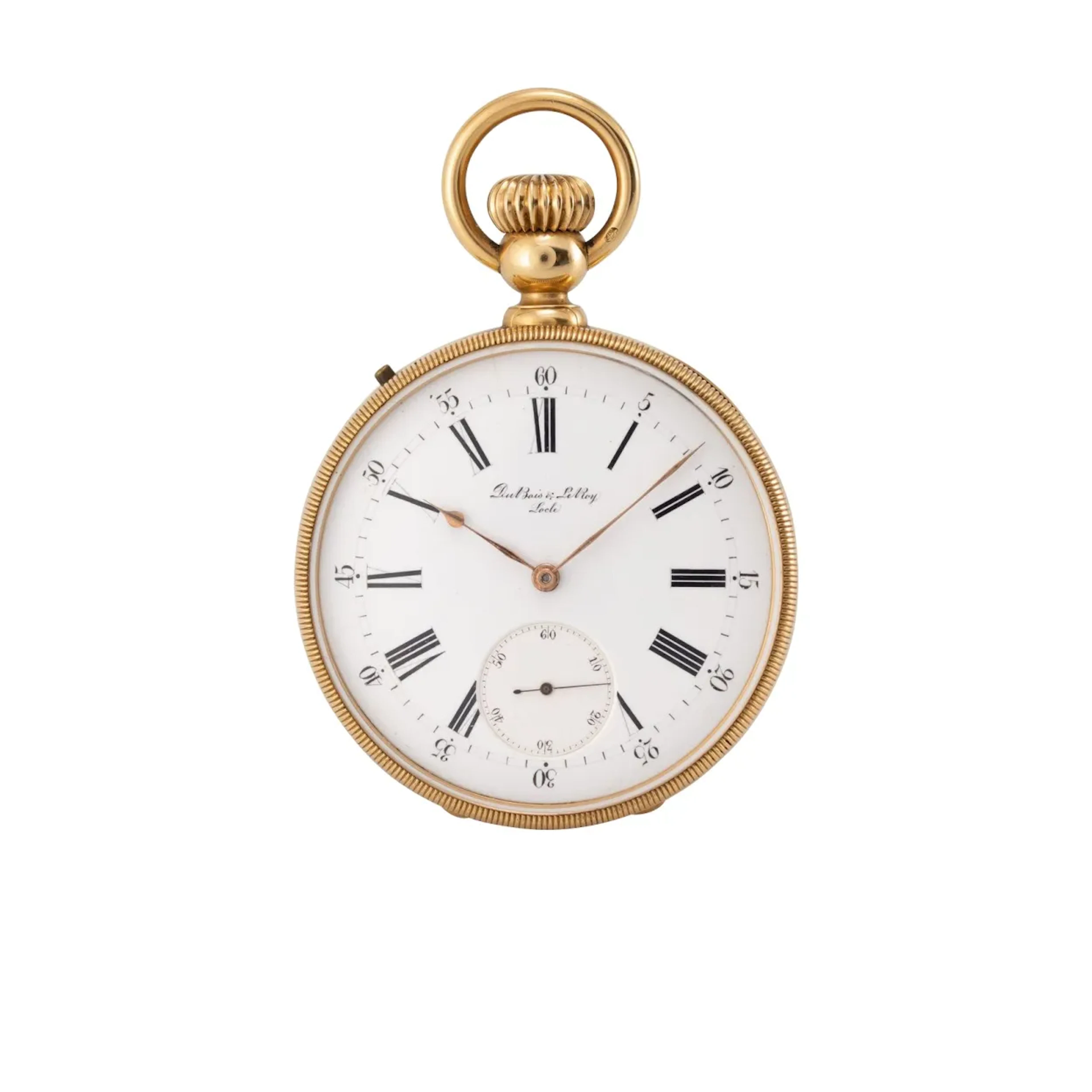 Feines Schweizer Taschenchronometer mit Wippenchronometerhemmung