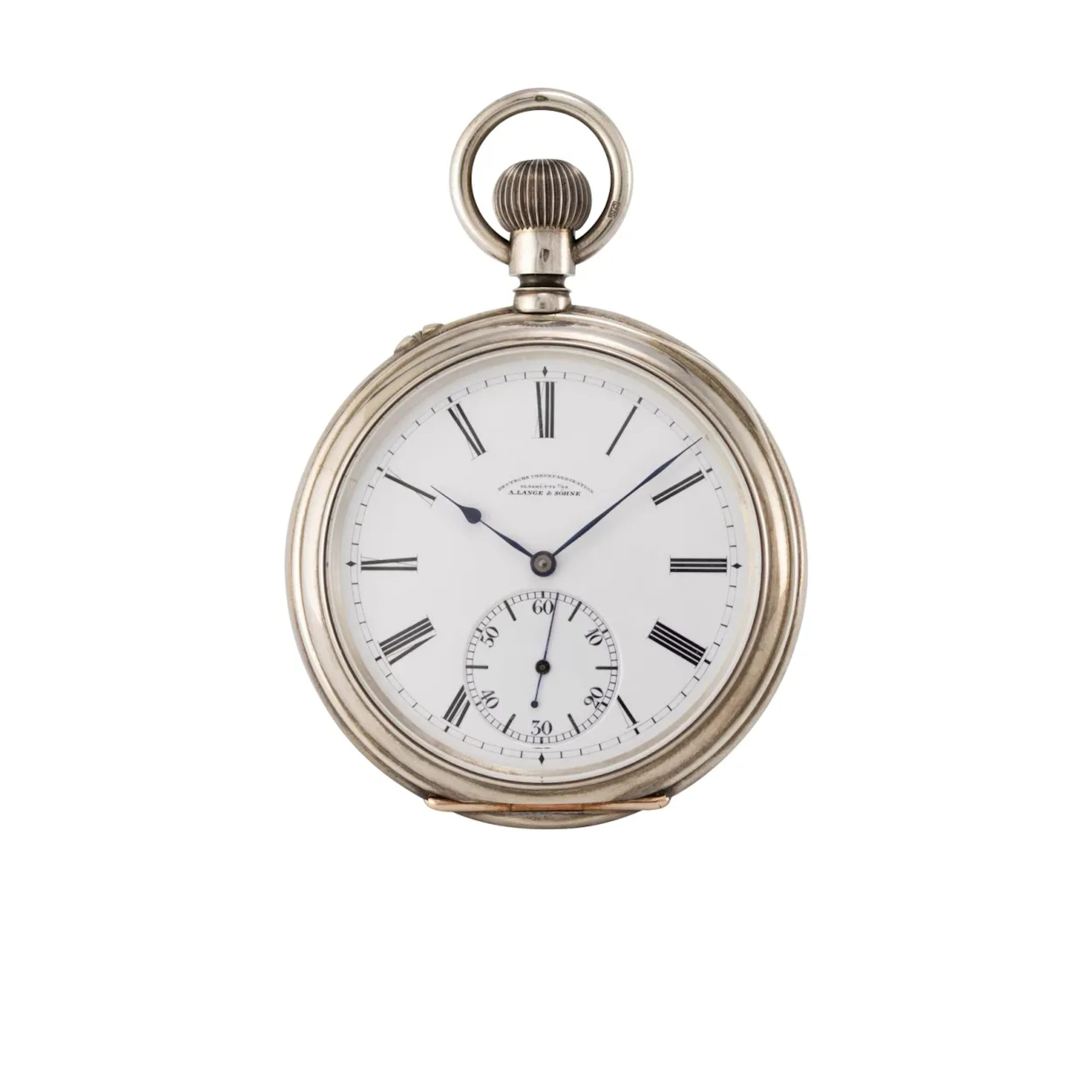 Große Glashütter Taschenuhr - Depotgerät im praktischen Neuzustand