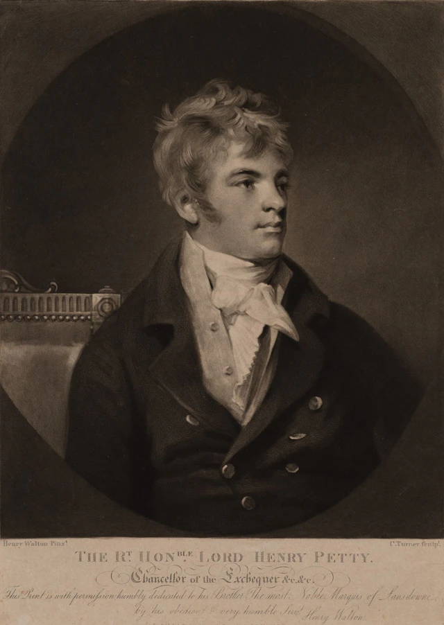 C. TURNER (*1773) after WALTON (*1746), A Portrait of Lord Henry Petty