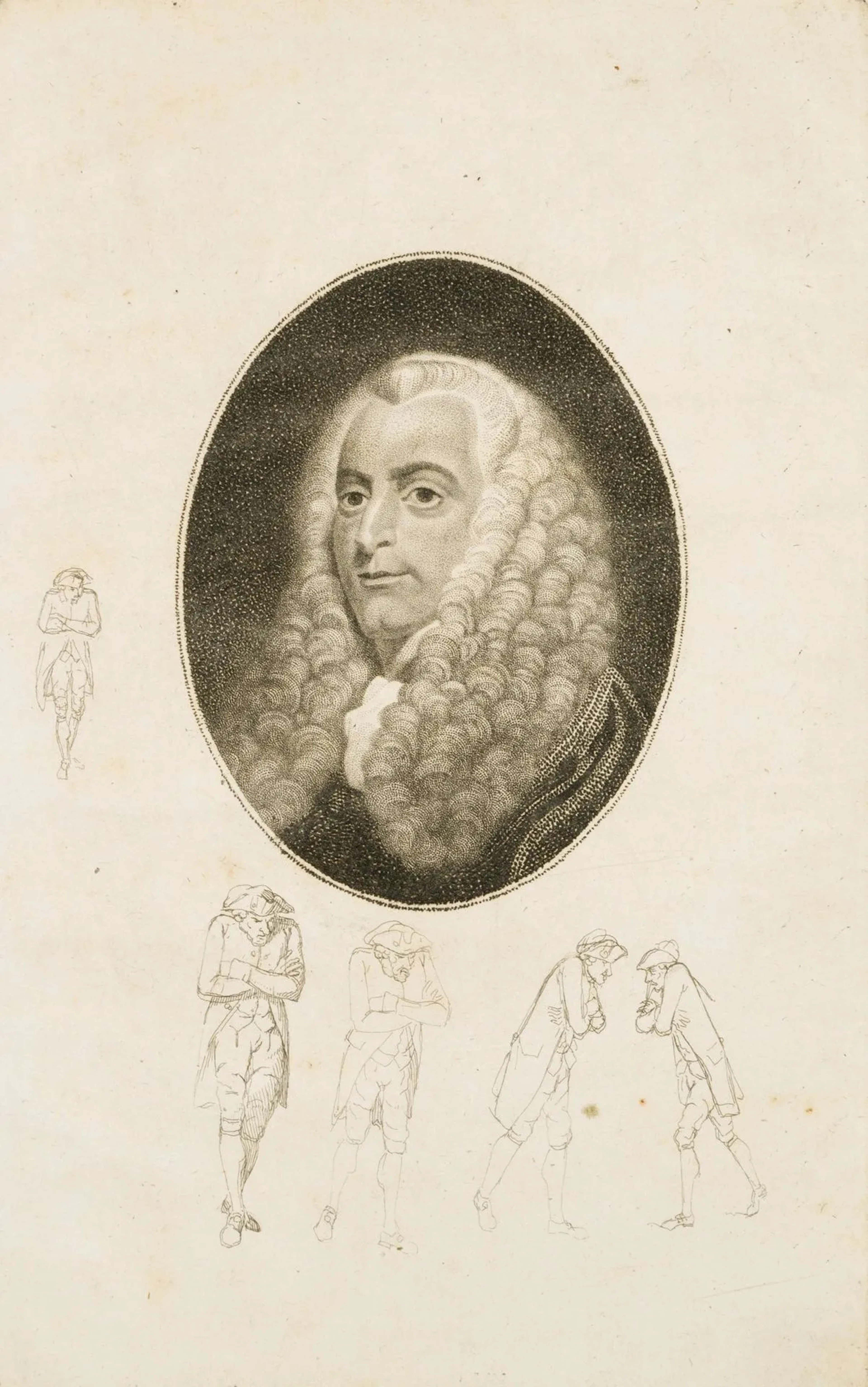 J. BOLT (1769-1836), Portrait of a man, Stipple engraving Johann Friedrich