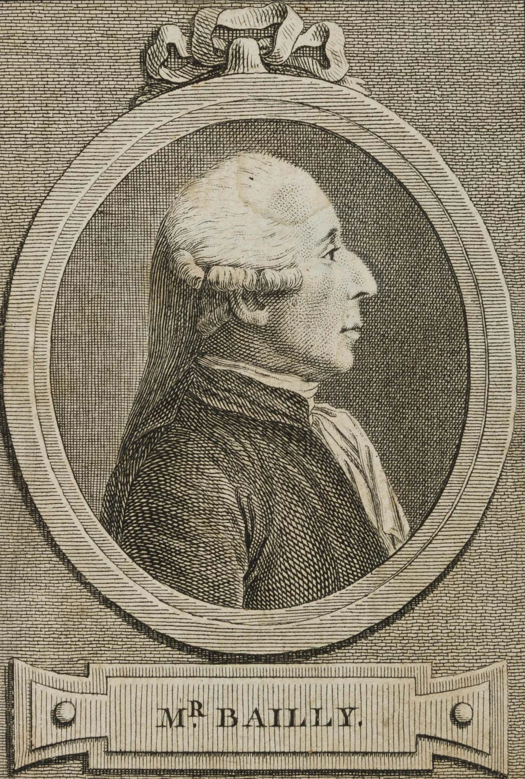 Unknown (18th), Jean Sylvain Bailly, around 1790, Etching Unknown