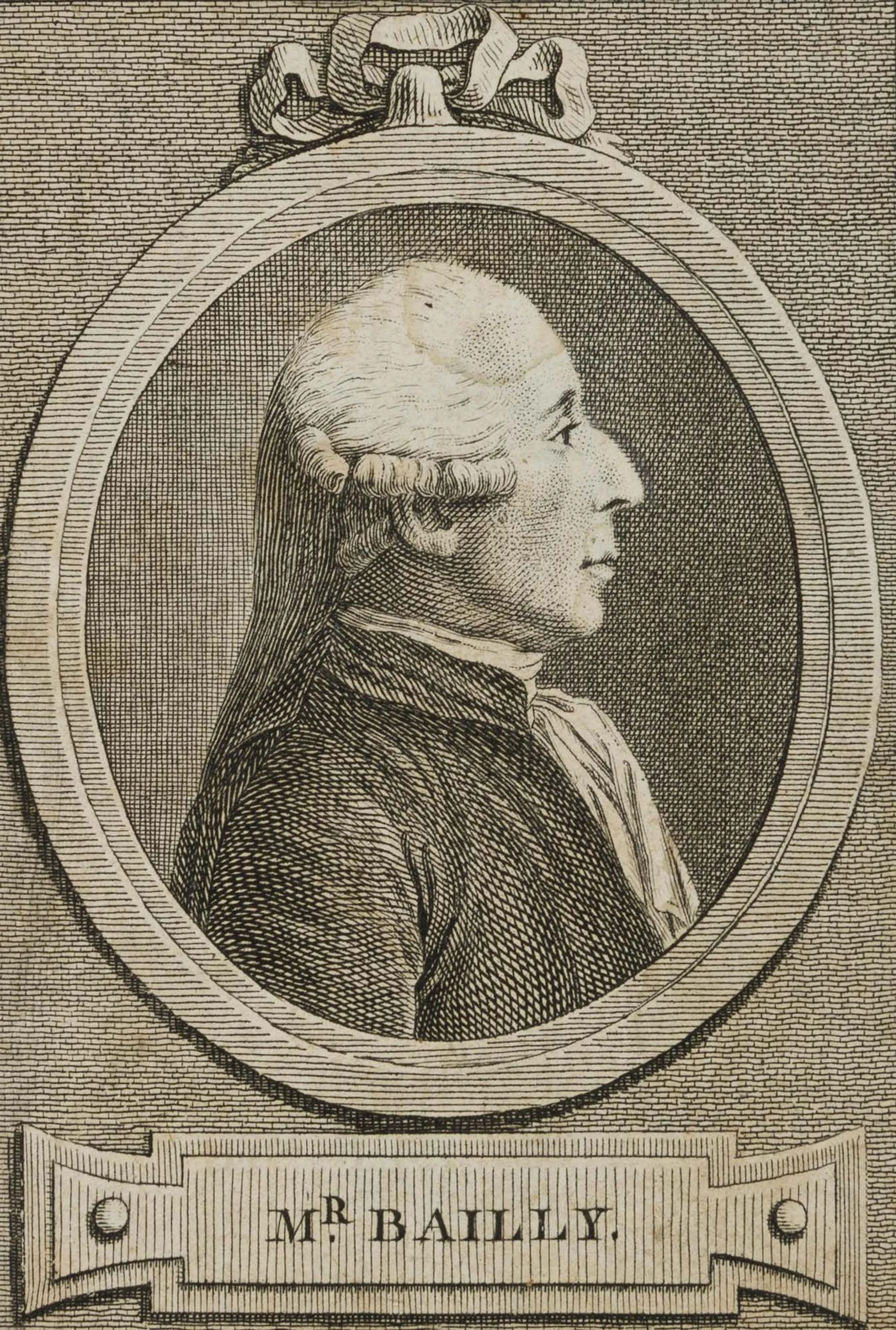 Unknown (18th), Jean Sylvain Bailly, around 1790, Etching Unknown