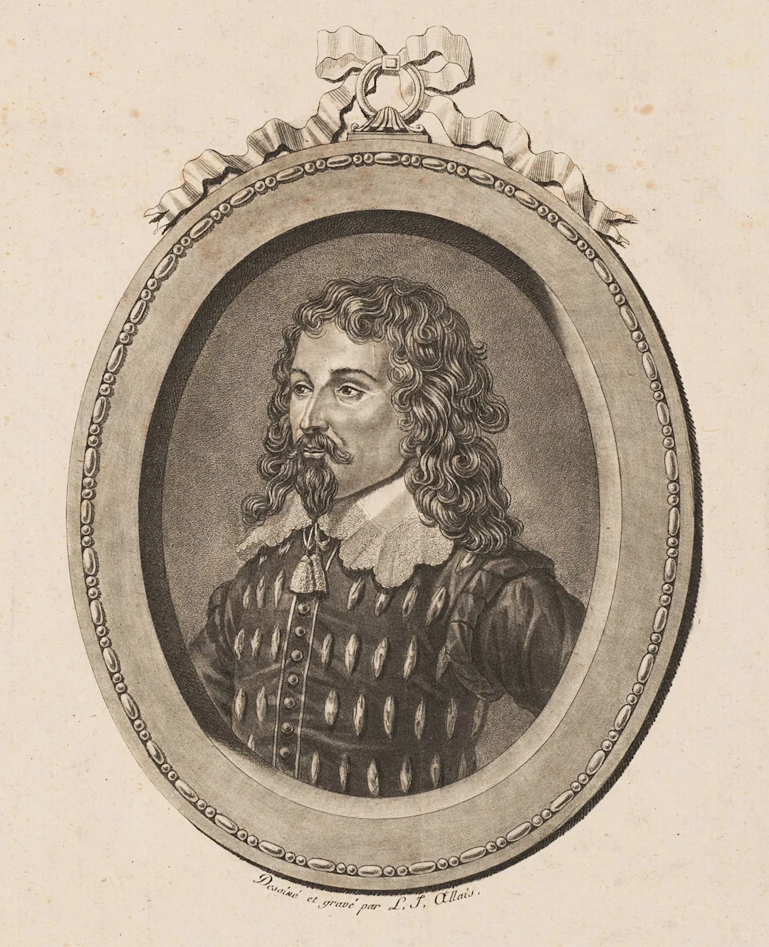 L. ALLAIS (1762–1833), Portrait of Jacques Hepburn, c. 1800, aquatint