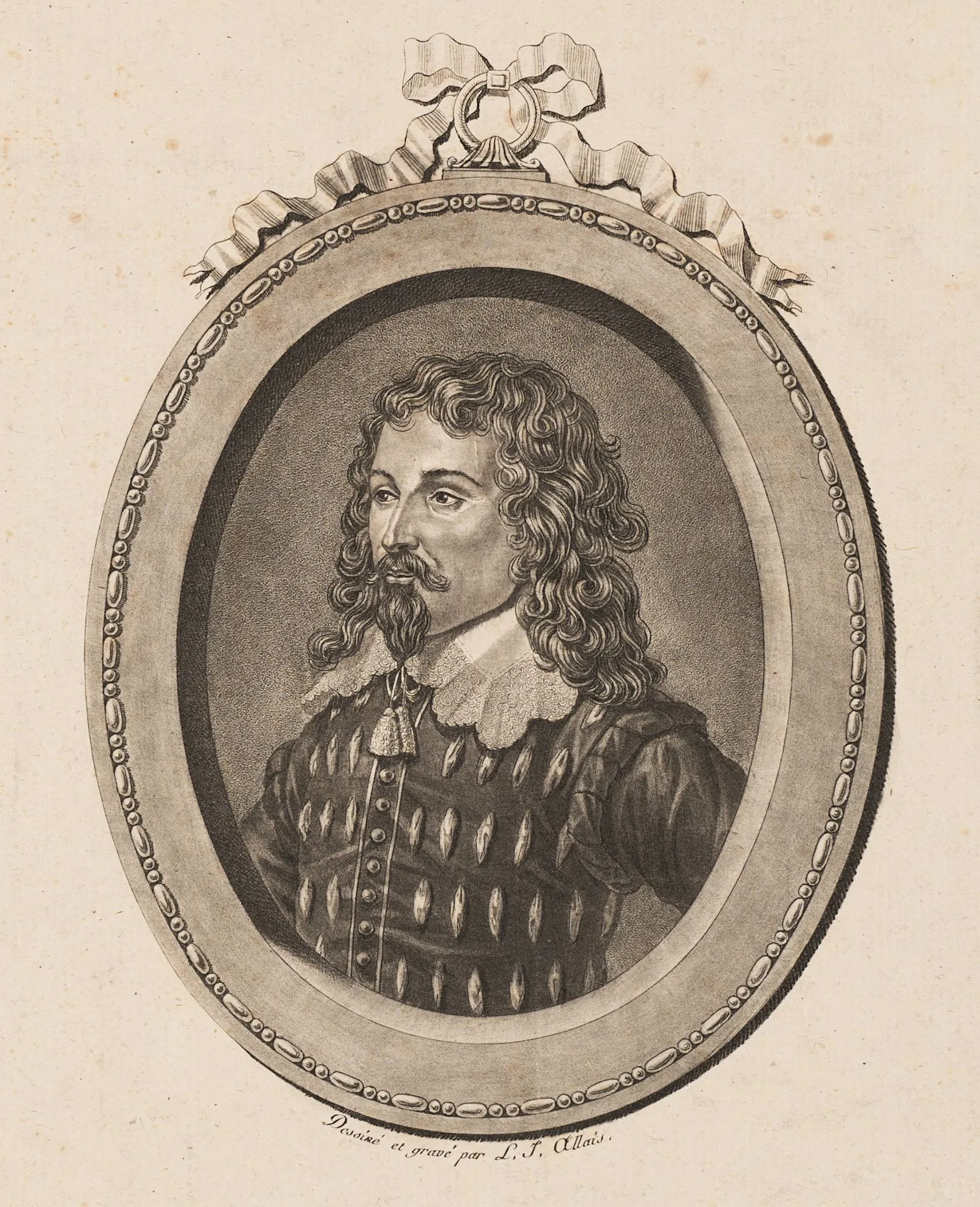 L. ALLAIS (1762–1833), Portrait of Jacques Hepburn, c. 1800, aquatint