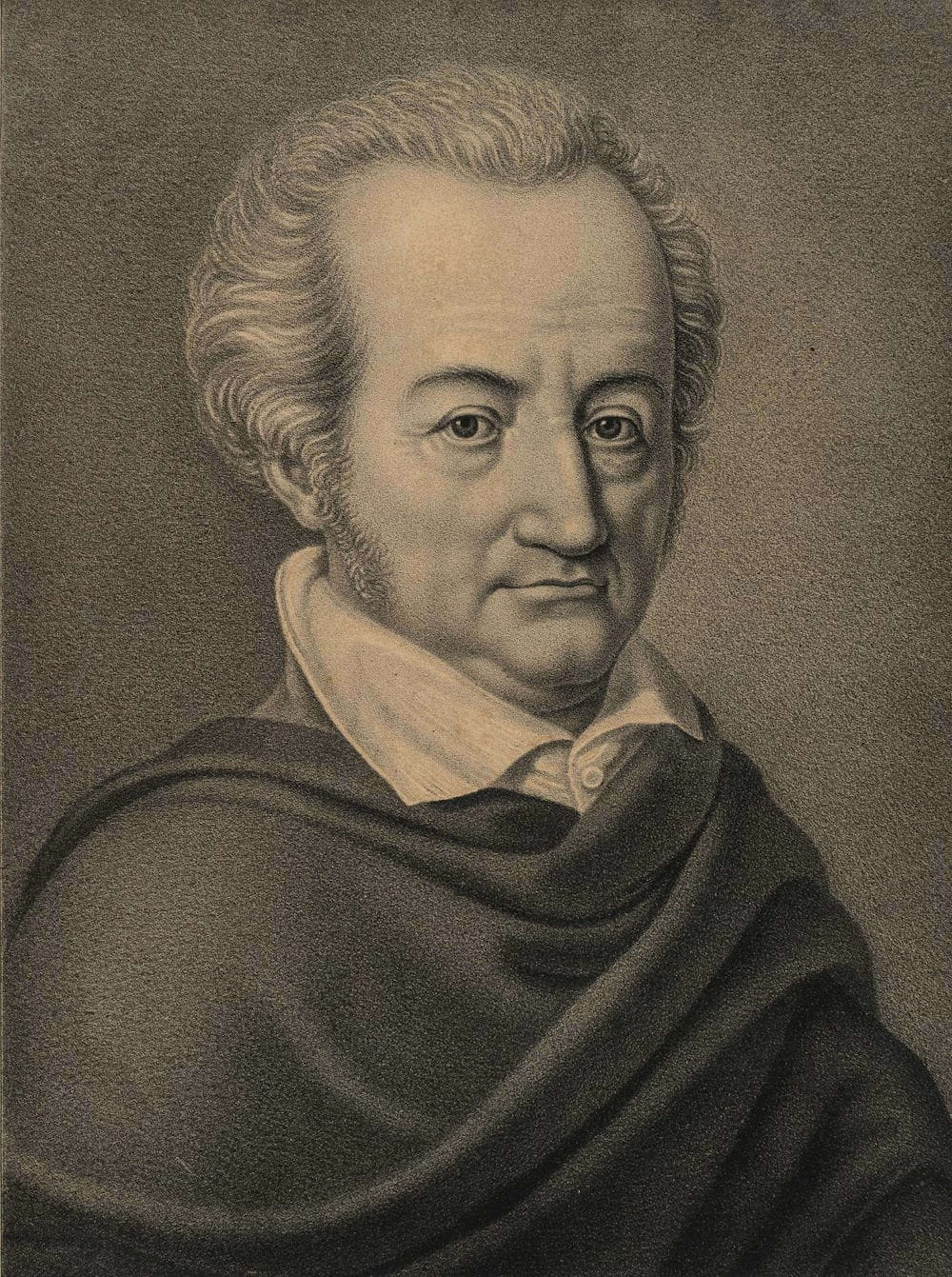 J. STRIXNER (*1782) after RAABE (*1780), Portrait of the poet J. W.