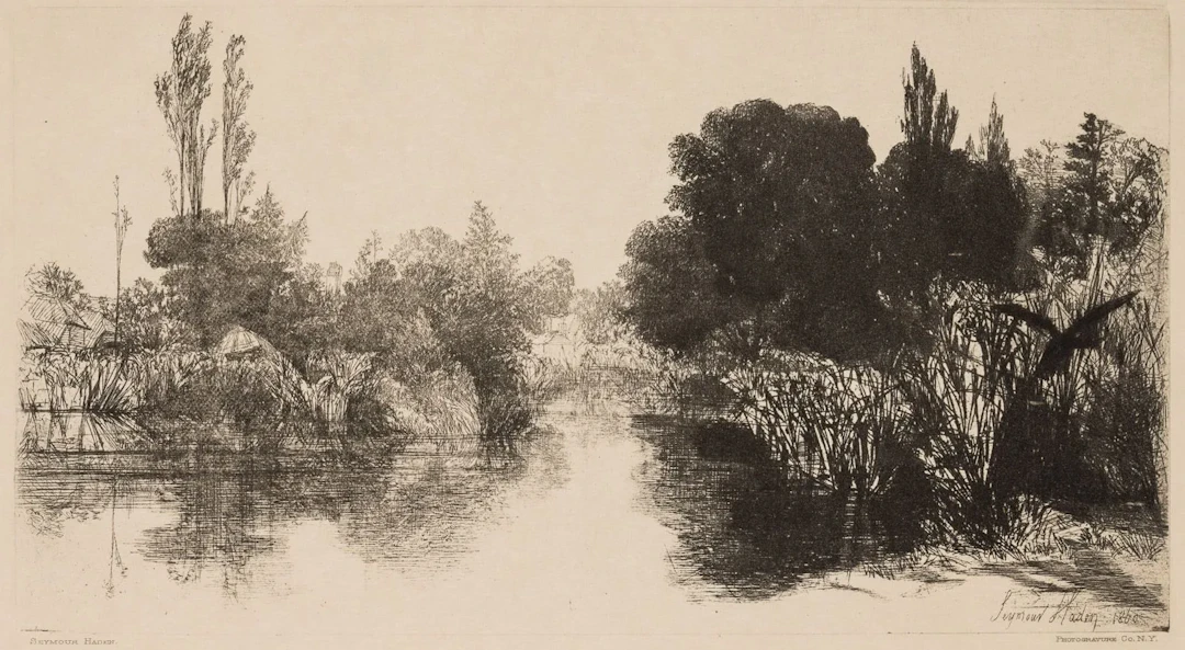 After HADEN (*1818), Shere Mill Pond, 1860, Reproduction After Francis