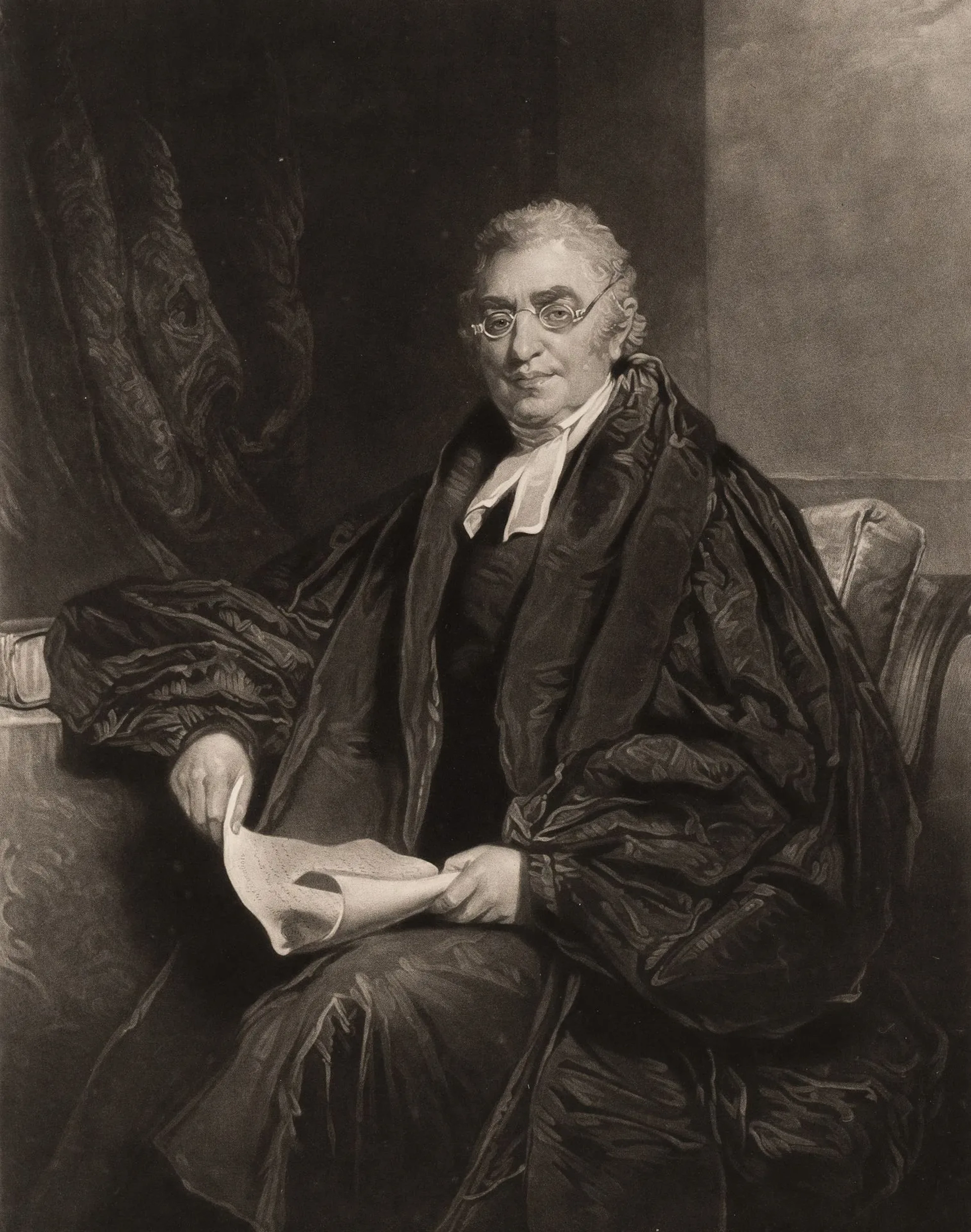 C. TURNER (*1773) after OWEN (*1769), Portrait of A. Bell (1753–1832)